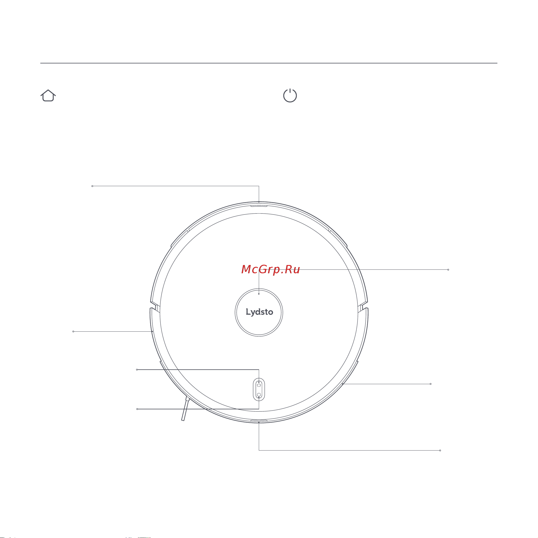 Xiaomi Lydsto R1D Robot Vacuum Cleaner [9/28] Включение выключение устройства полная уборка
