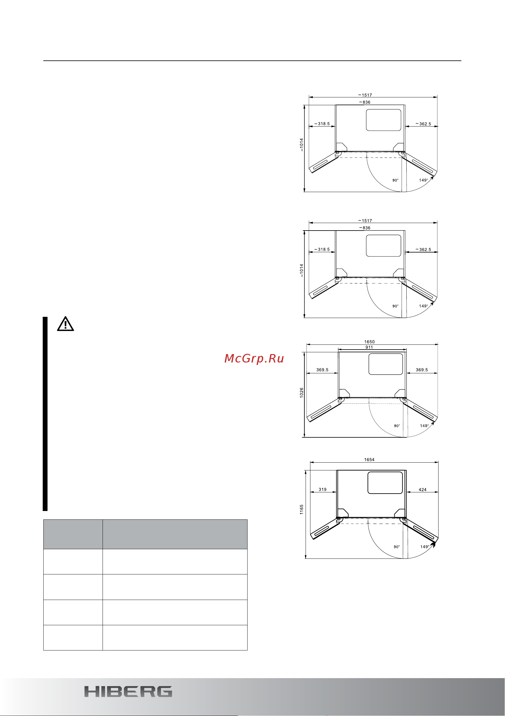 Hiberg RFQ-490DX NFB inverter [18/44] Установка
