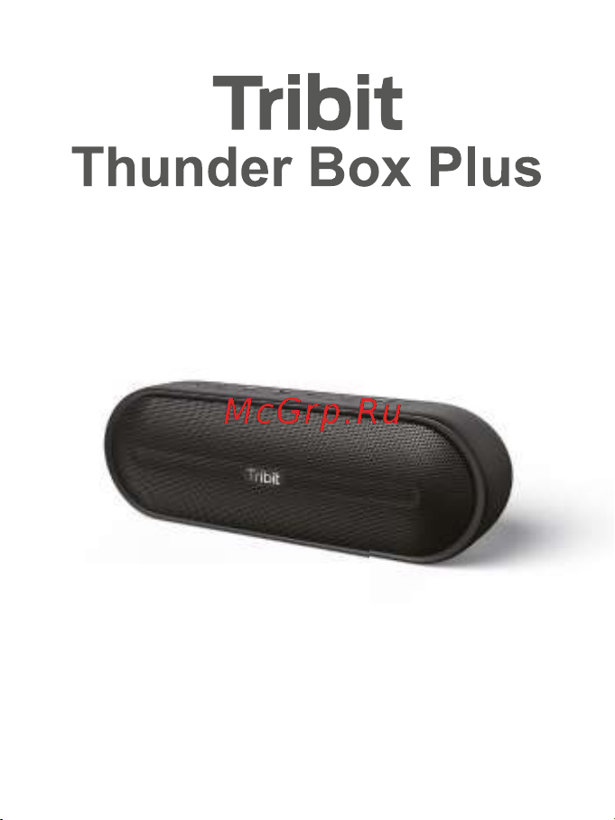 Tribit Thunderbox Plus Руководство по эксплуатации онлайн
