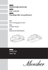 Monsher IHOOD 60 Noir Verre 76423 Руководство по эксплуатации