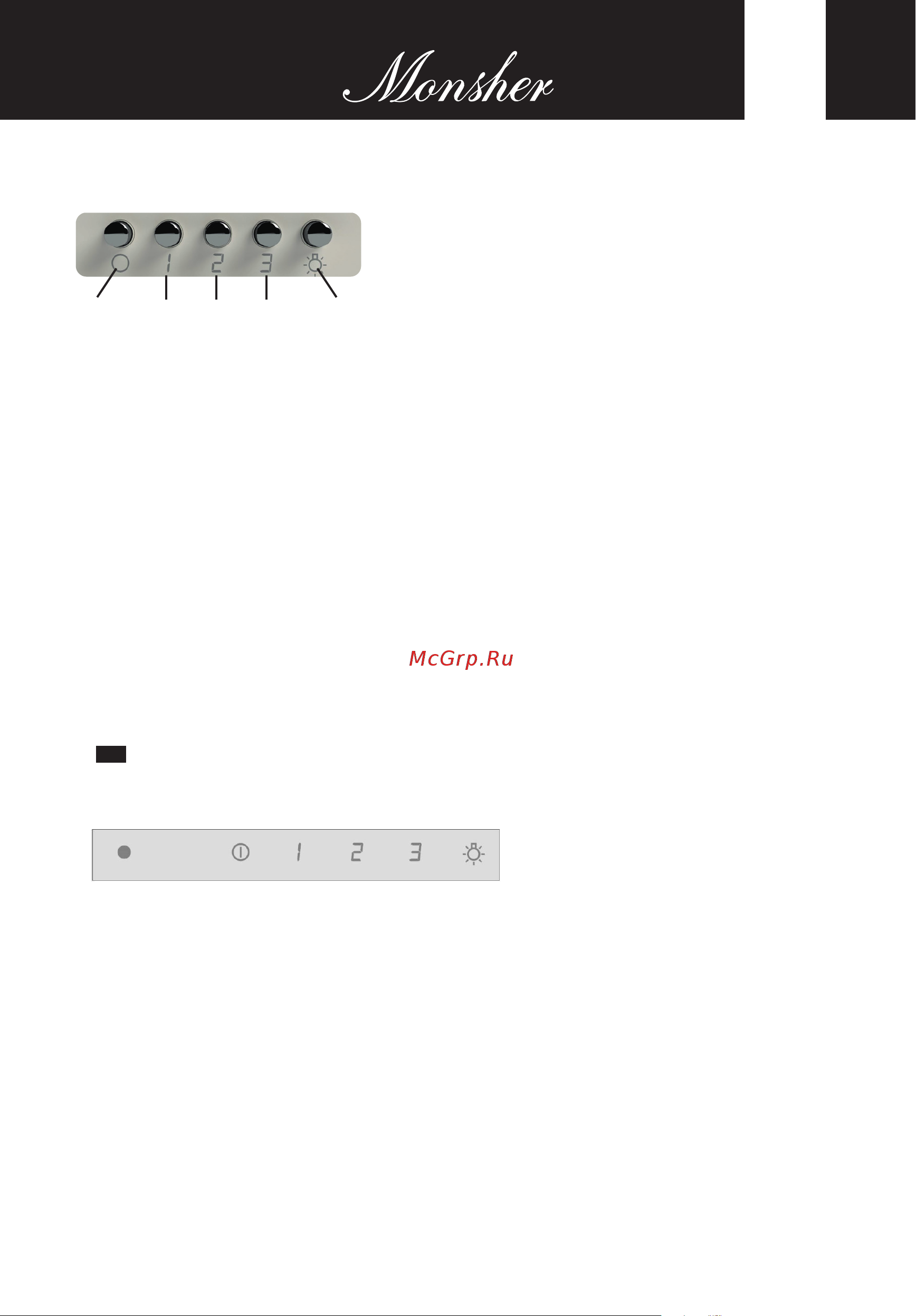 Monsher STELLA 60 Blanc [21/56] Electronic control