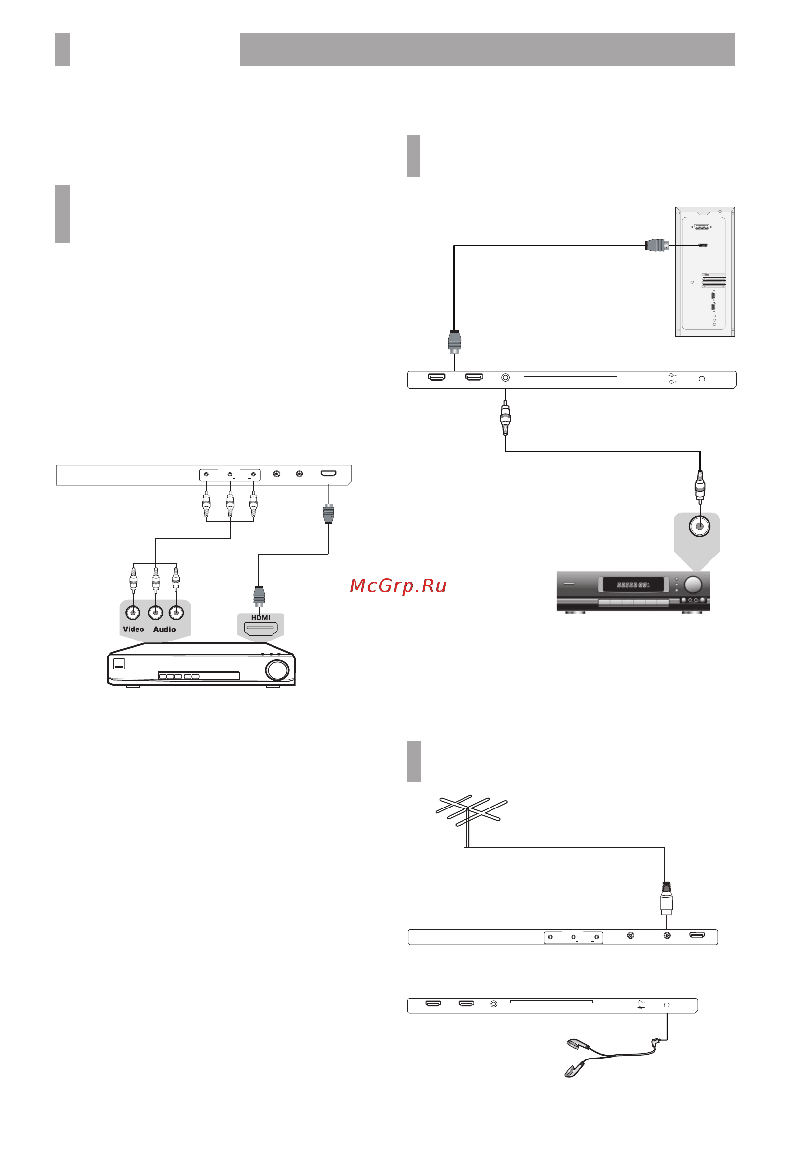 BBK 24LEM-1043/T2C [5/8] Подключение