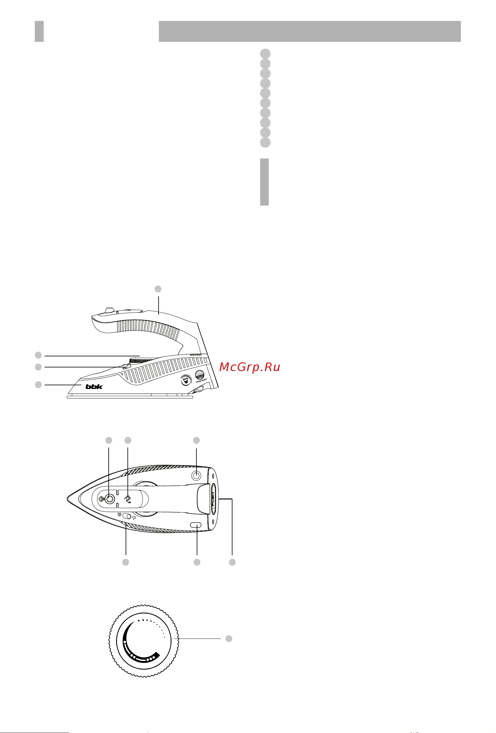 BBK ISE-1600 бирюзовый [5/12] Обзор устройства 5