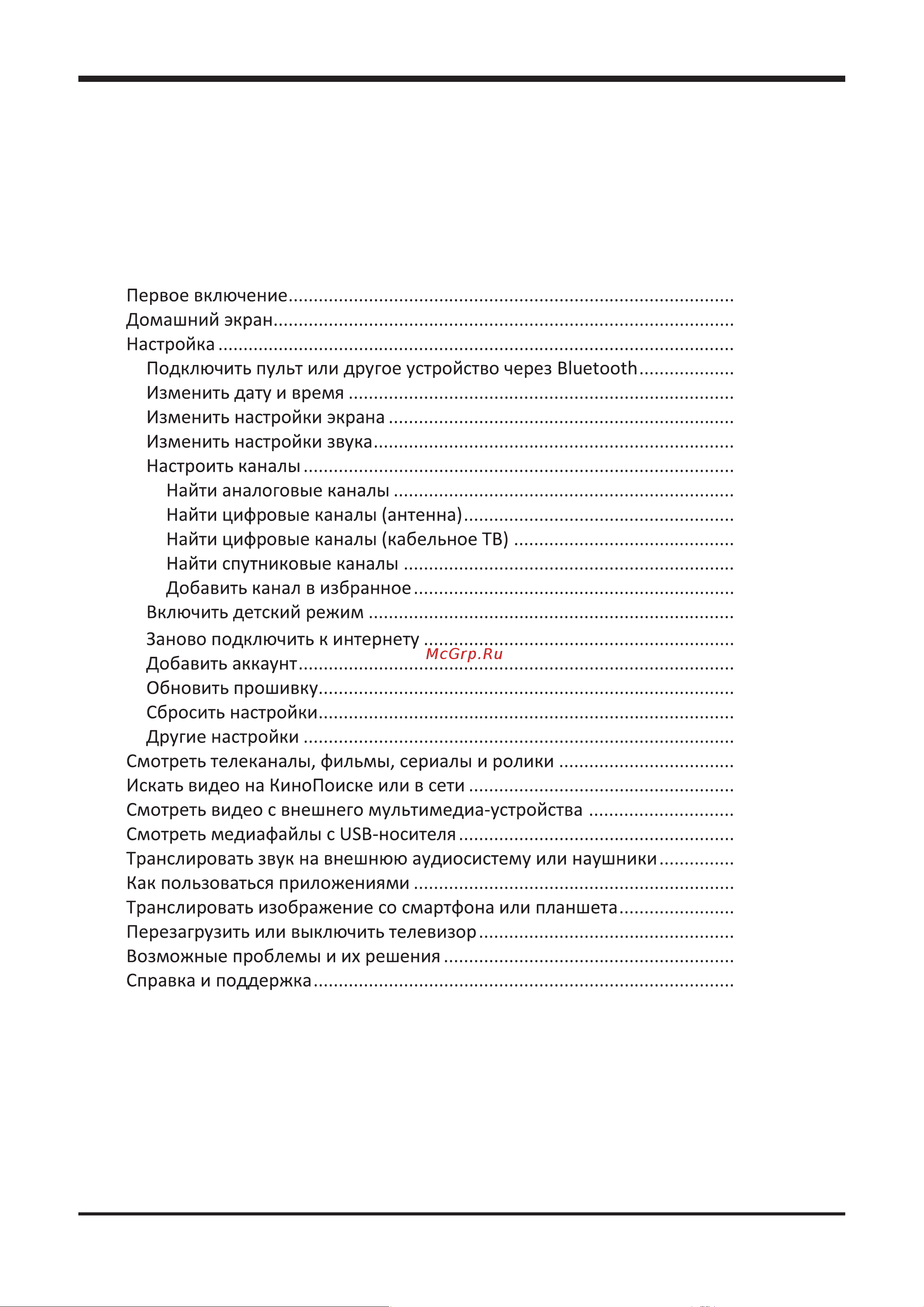 STARWIND SW-LED40SB304 [7/33] Содержание