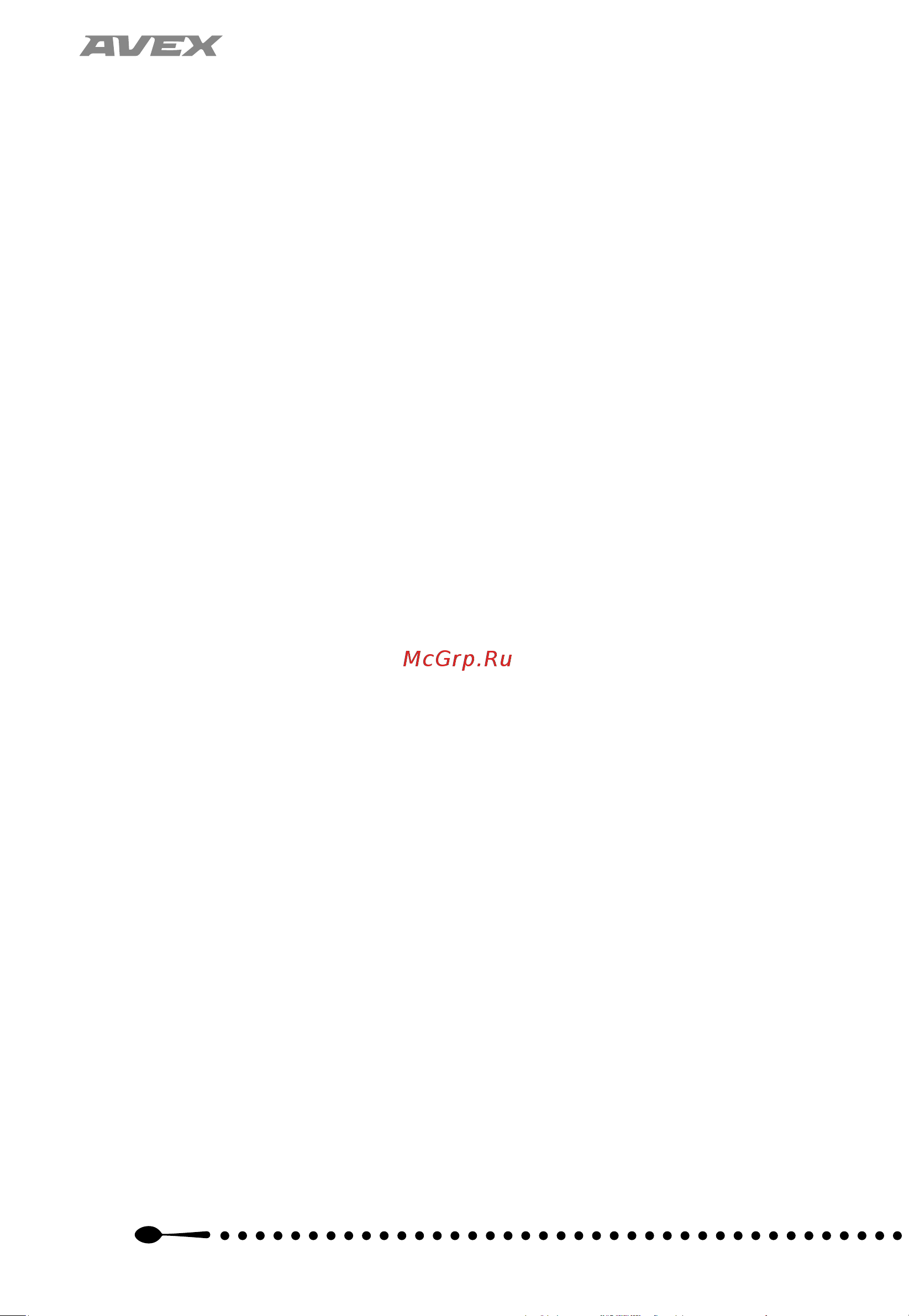 Avex MG-280С [6/24] Меры безопасности