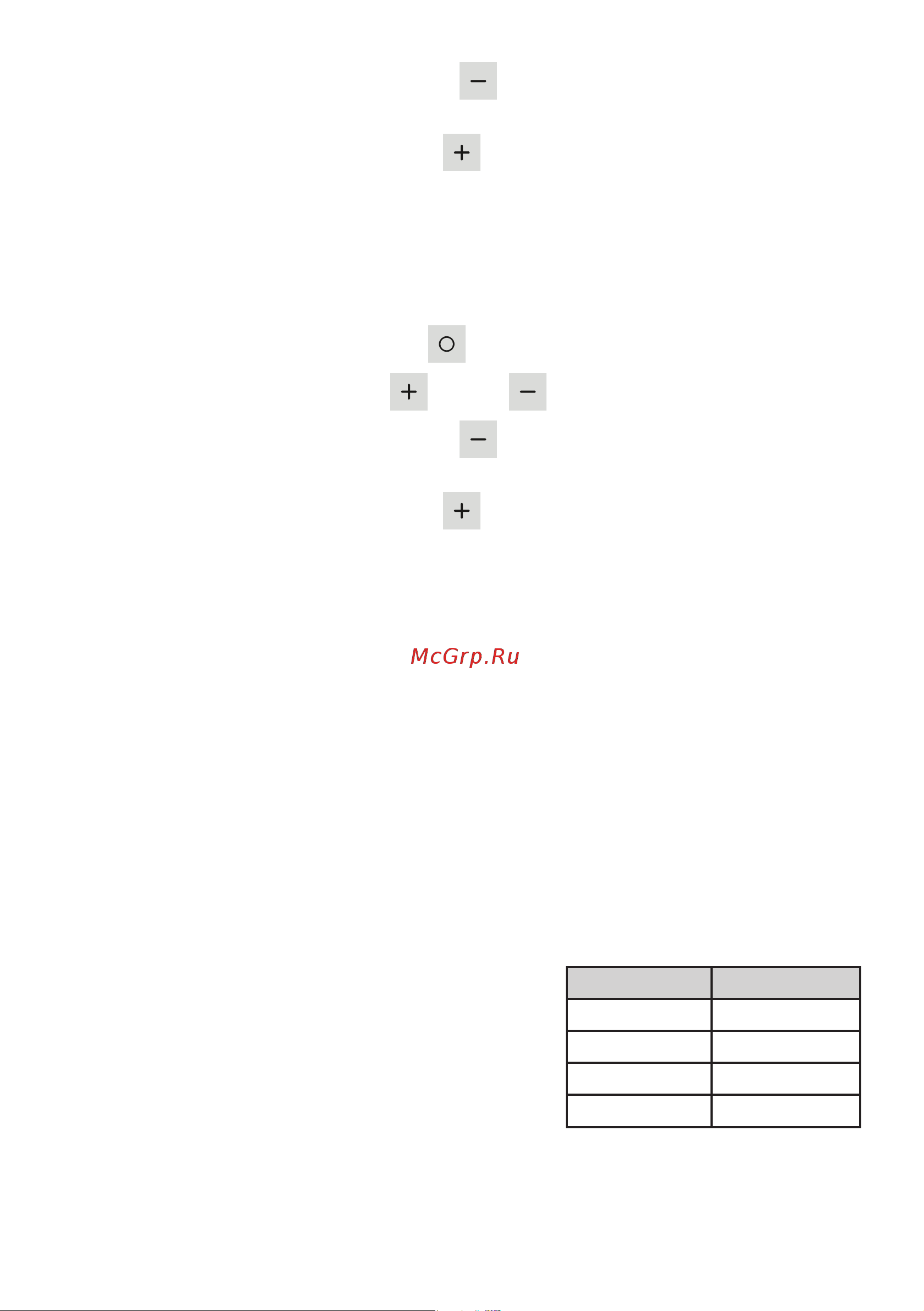 Jacky\'s JR FV568EN [50/66] Warnings about temperature adjustments