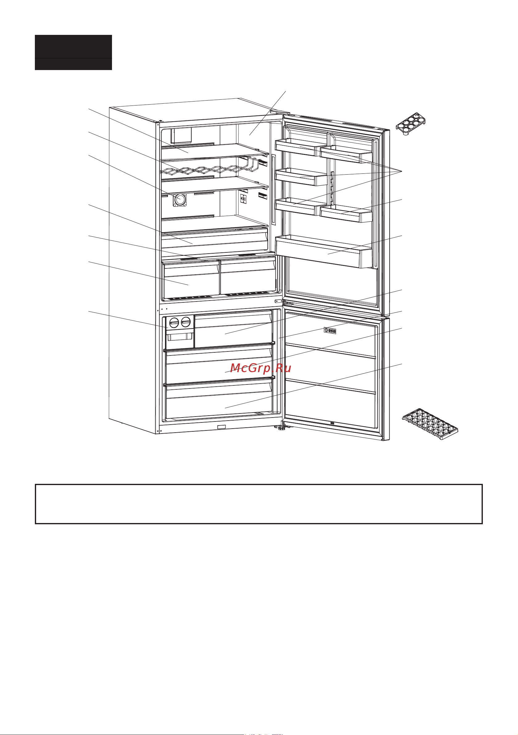 Jacky\'s JR FV568EN [65/66] Part 7 the parts of the appliance and the compartments