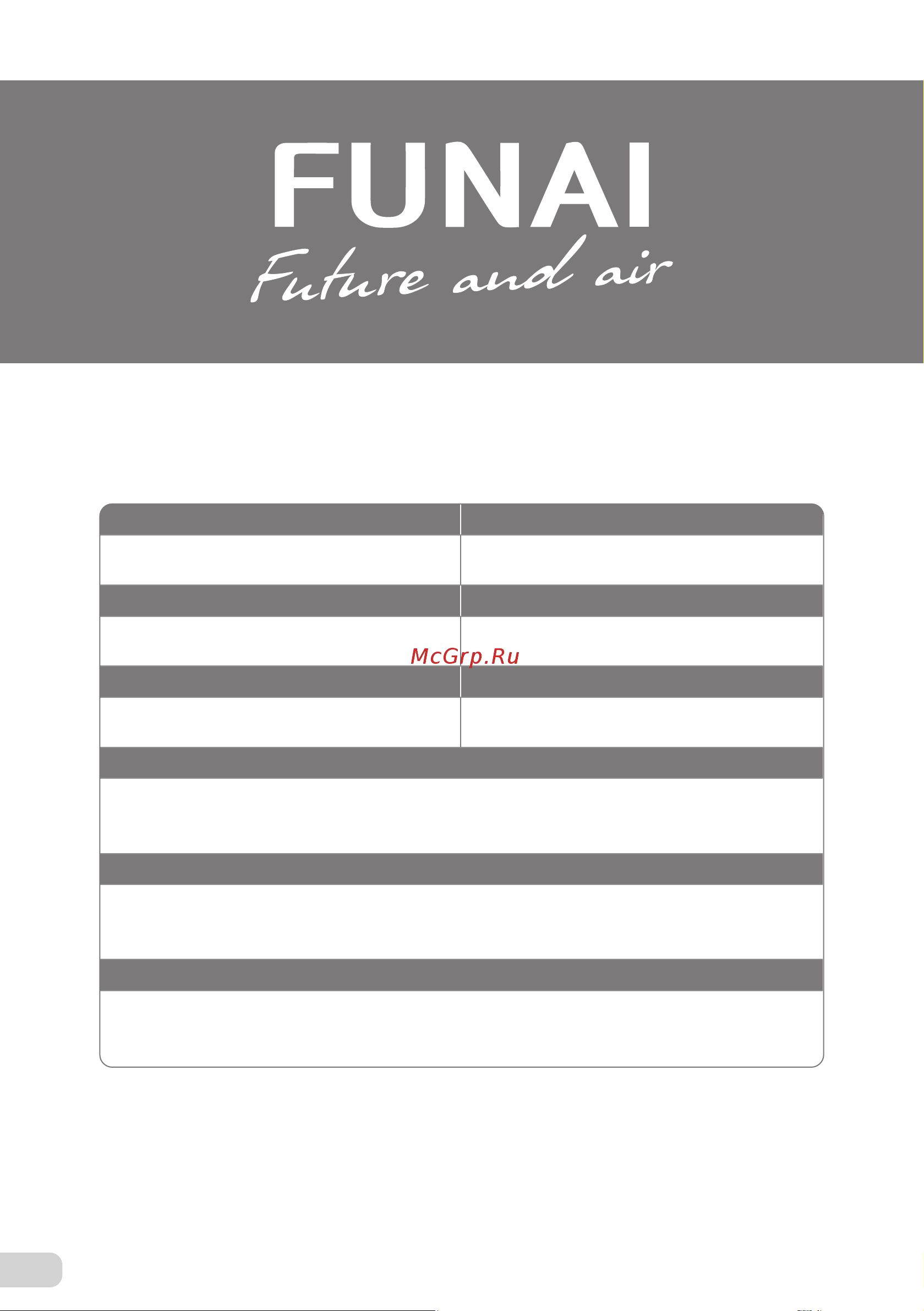 Funai USH-TTM7201WC [12/16] Гарантийные обязательства