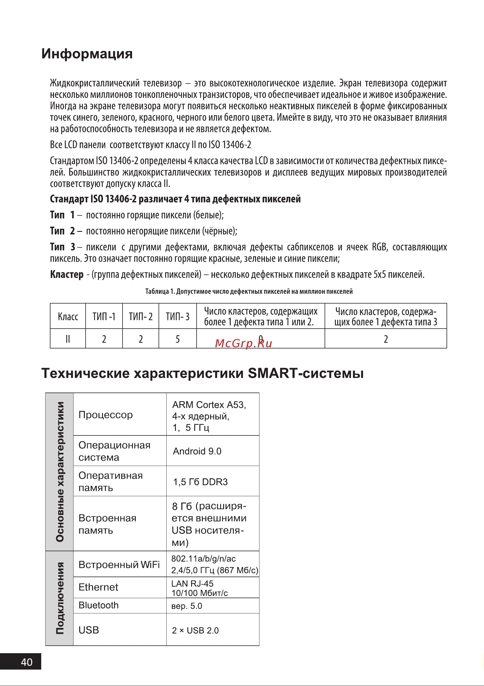 STARWIND SW-LED58UB401 Руководство по эксплуатации онлайн [40/42] 791146
