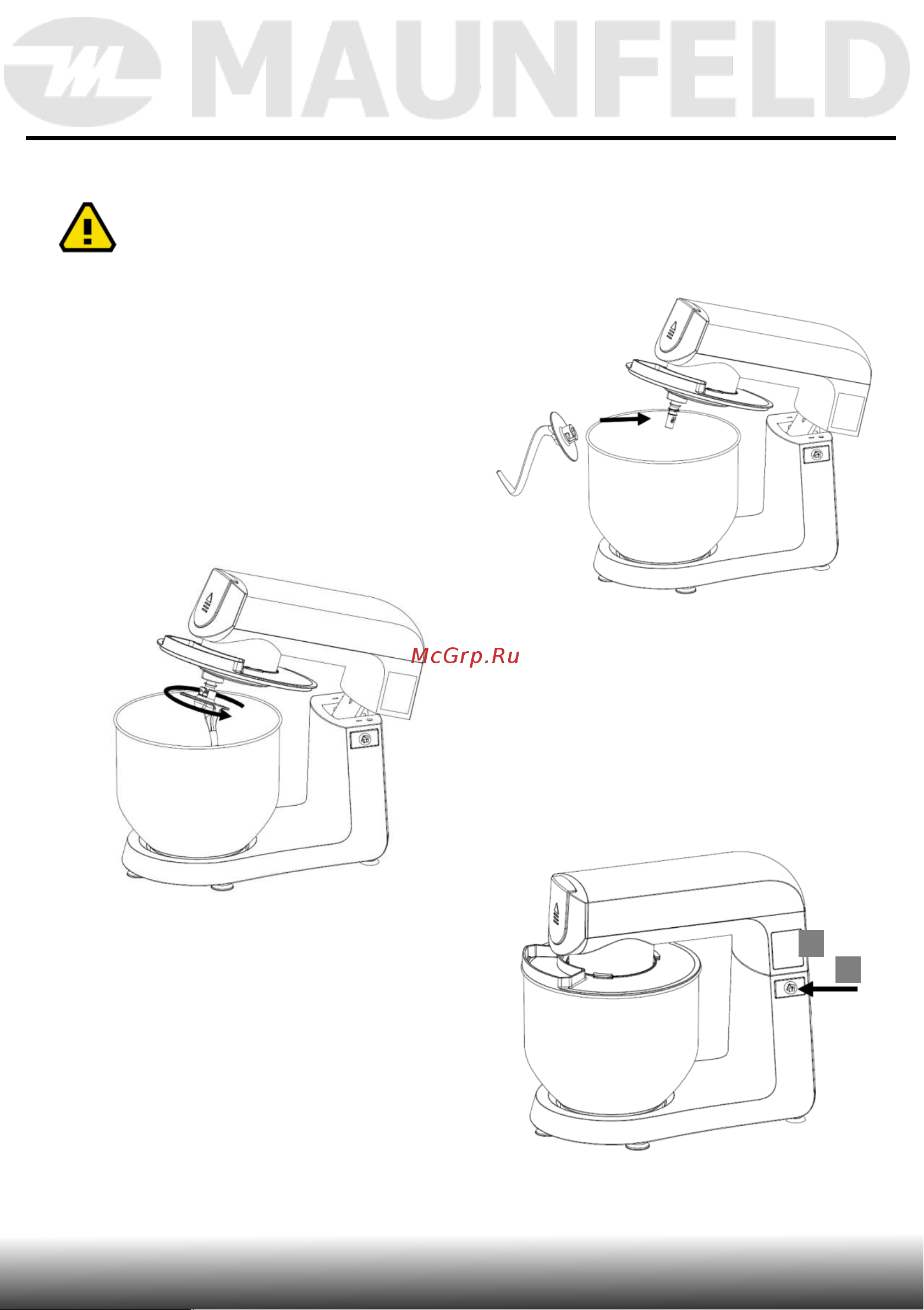Maunfeld MF-424GR [12/22] Эксплуатация прибора
