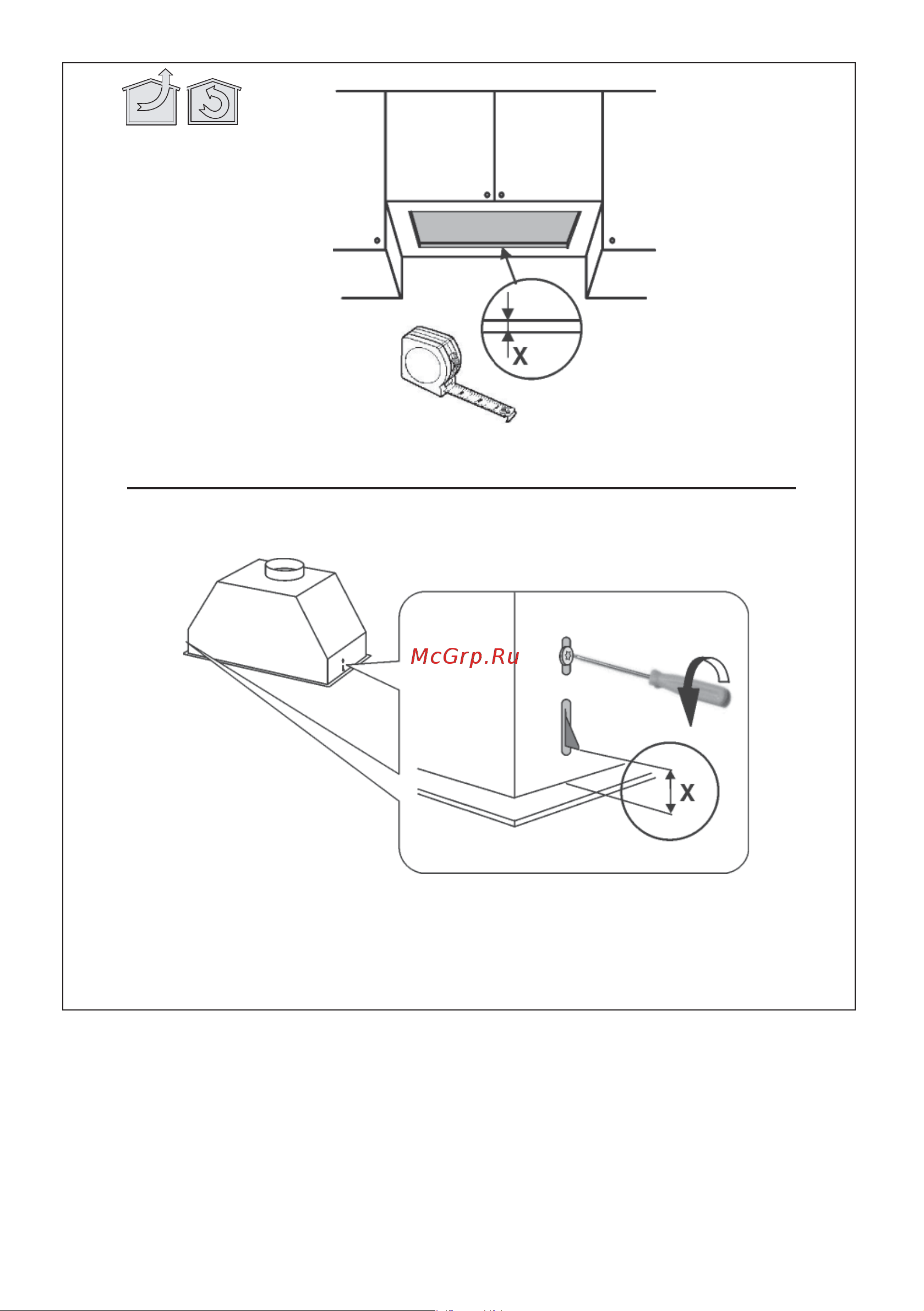 Electrolux LFG 9525 W [8/12] Min 15 max 24mm