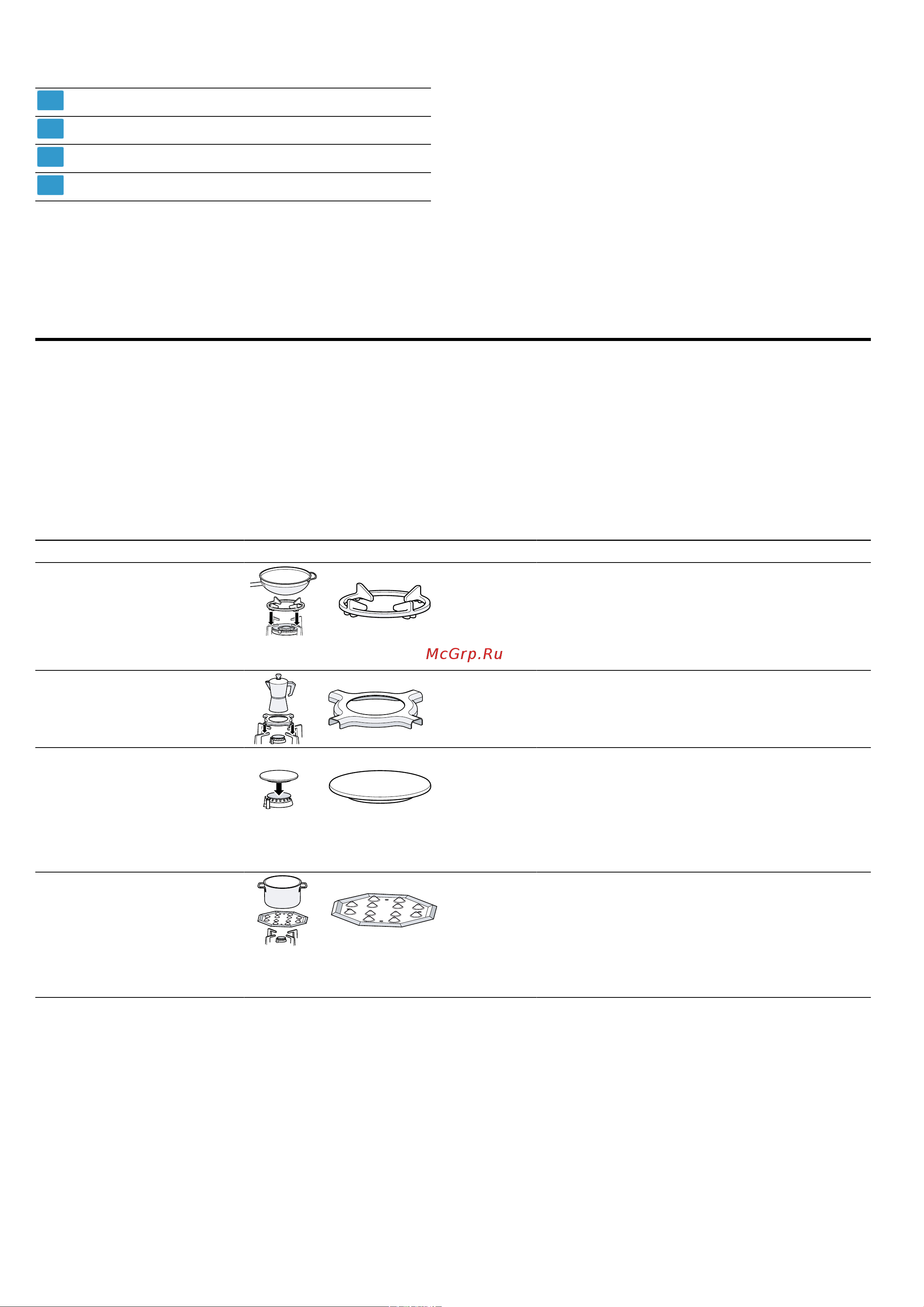 Bosch Serie 4 PNP6B6B92R [9/16] Решётки