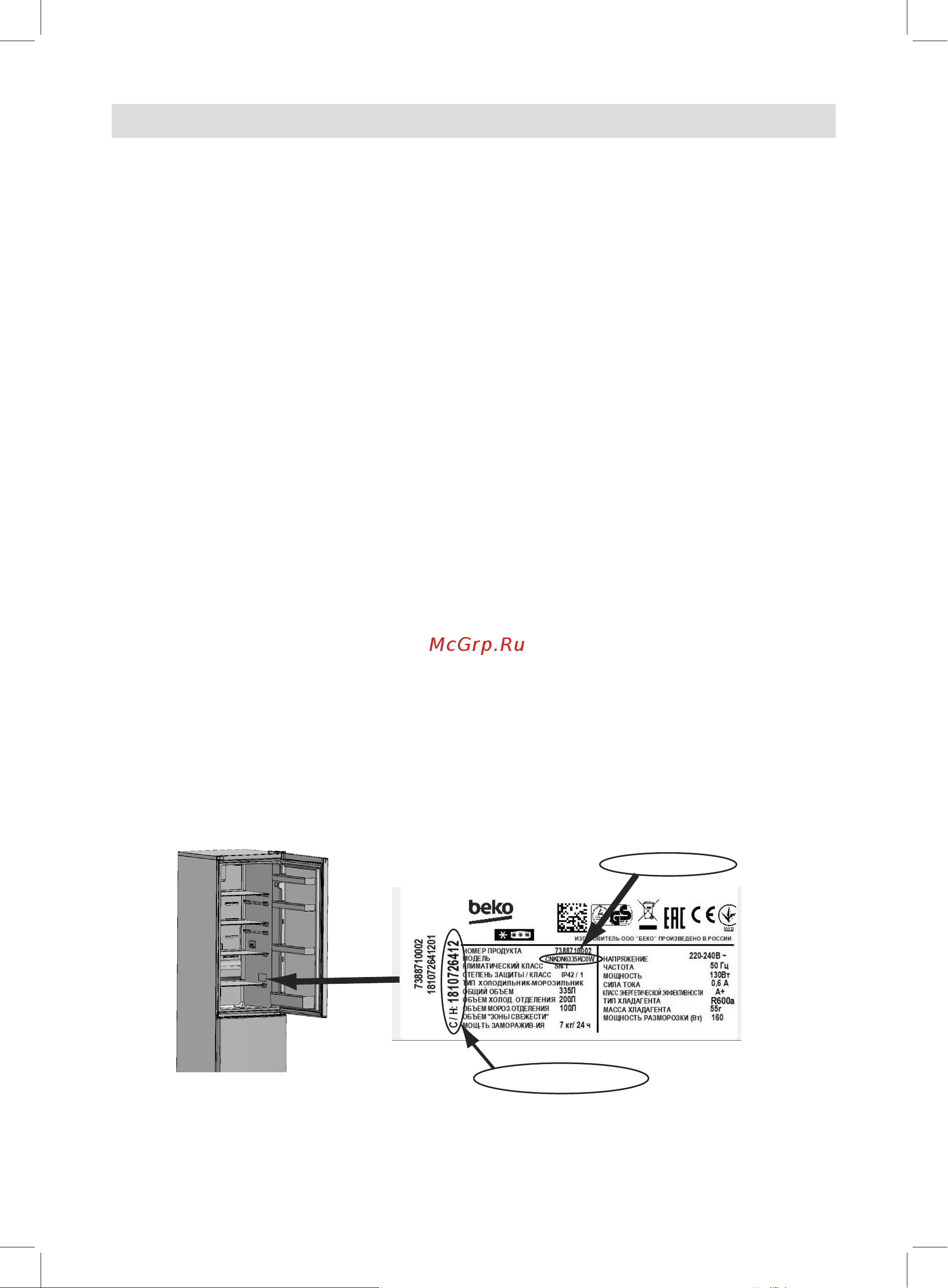 Beko B3RCNK402HW [23/36] Условия гарантии