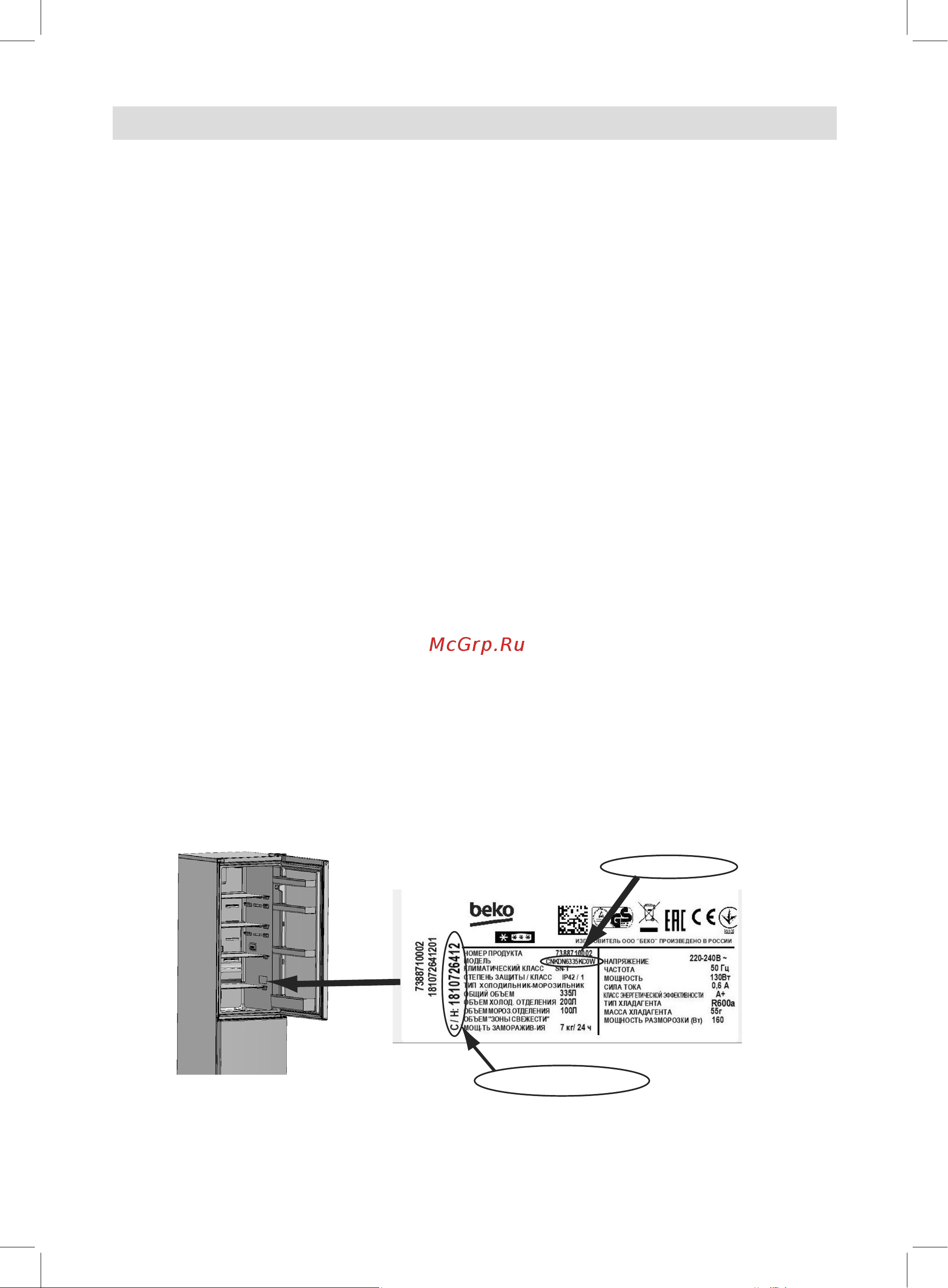 Beko B1RCNK362W [22/32] Условия гарантии