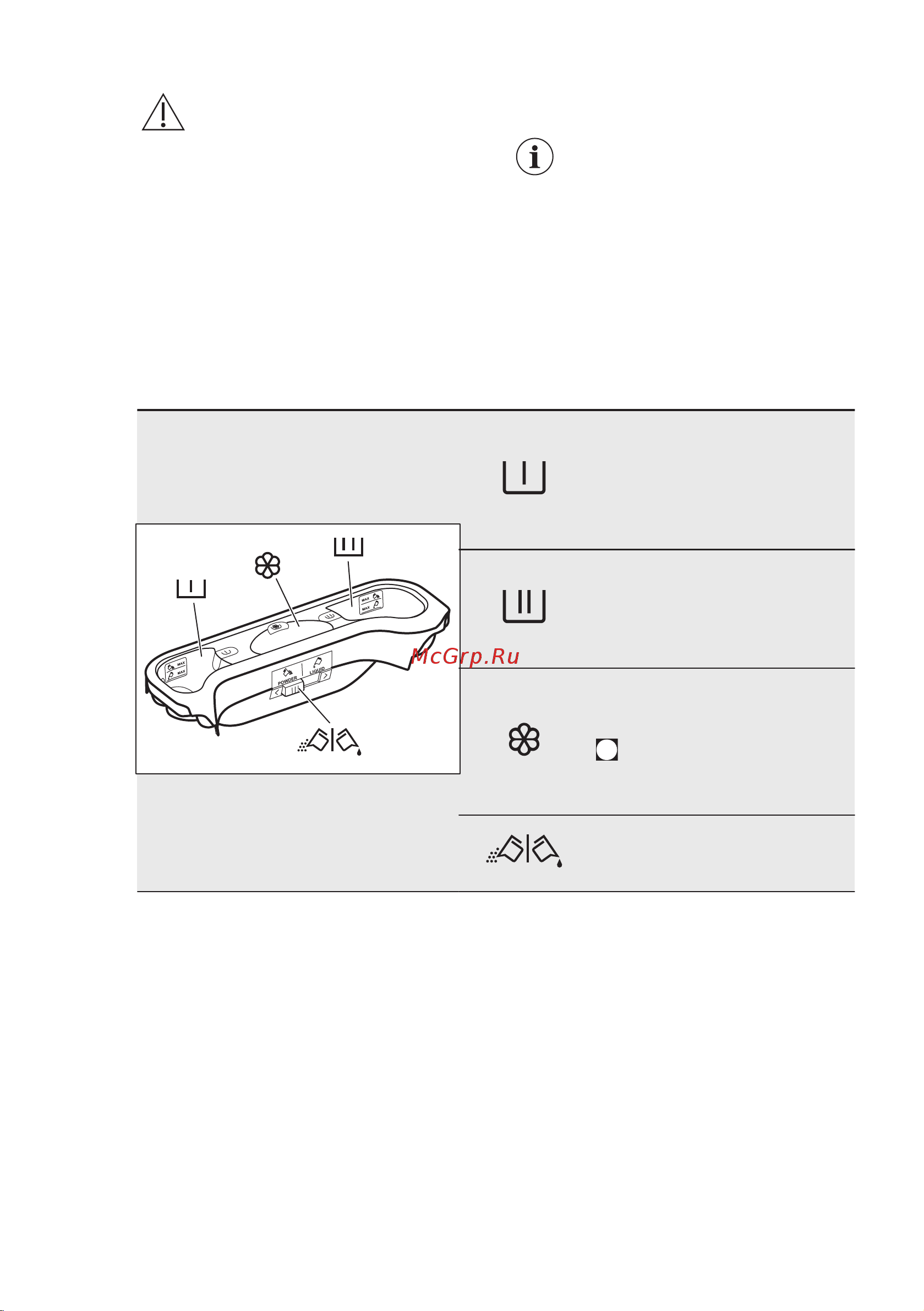 Electrolux EW6TN4262 [54/72] Відділення для миючого засобу використання миючого засобу та добавок