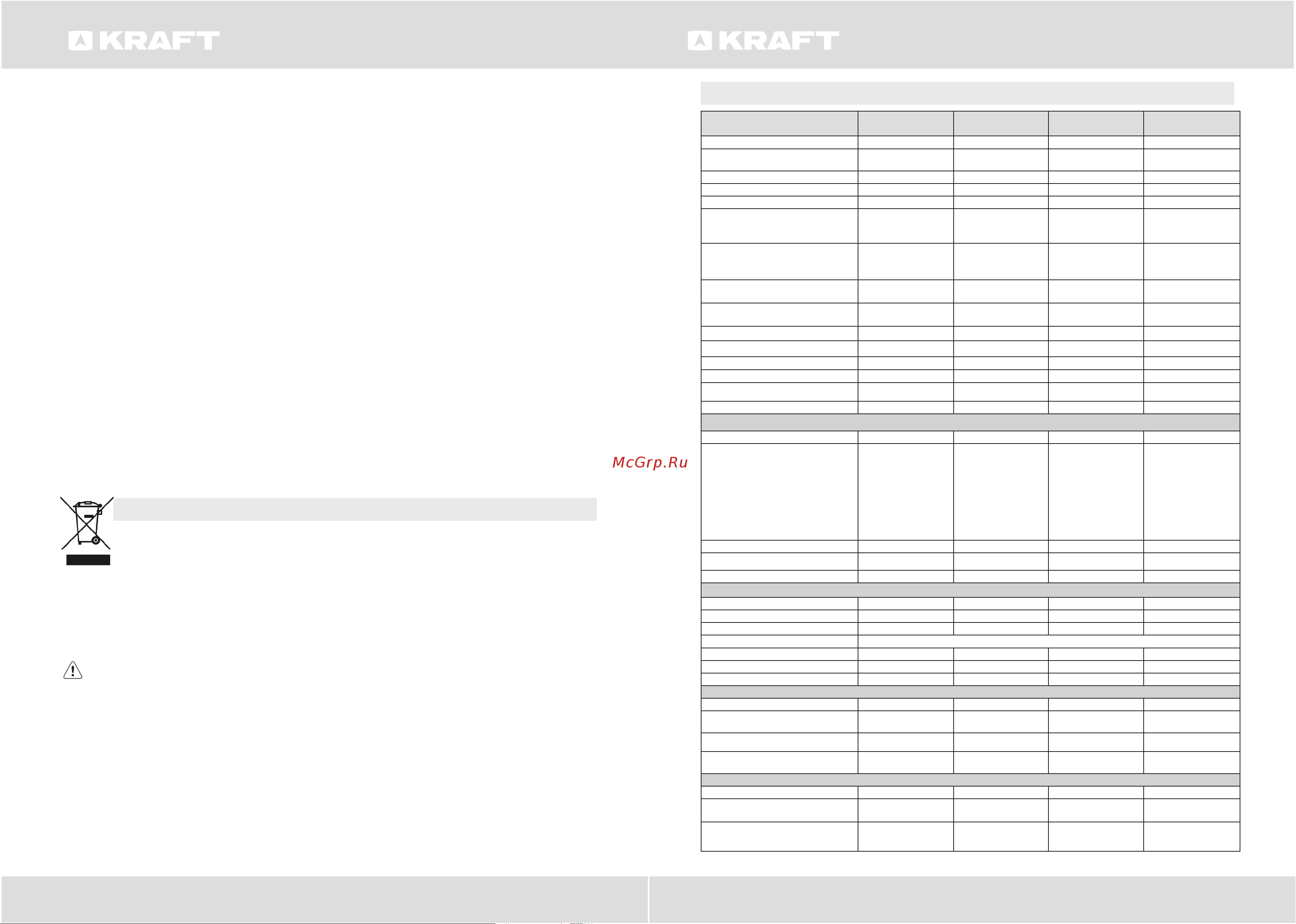 KRAFT KF-FDM454D901W [27/29] Disposal