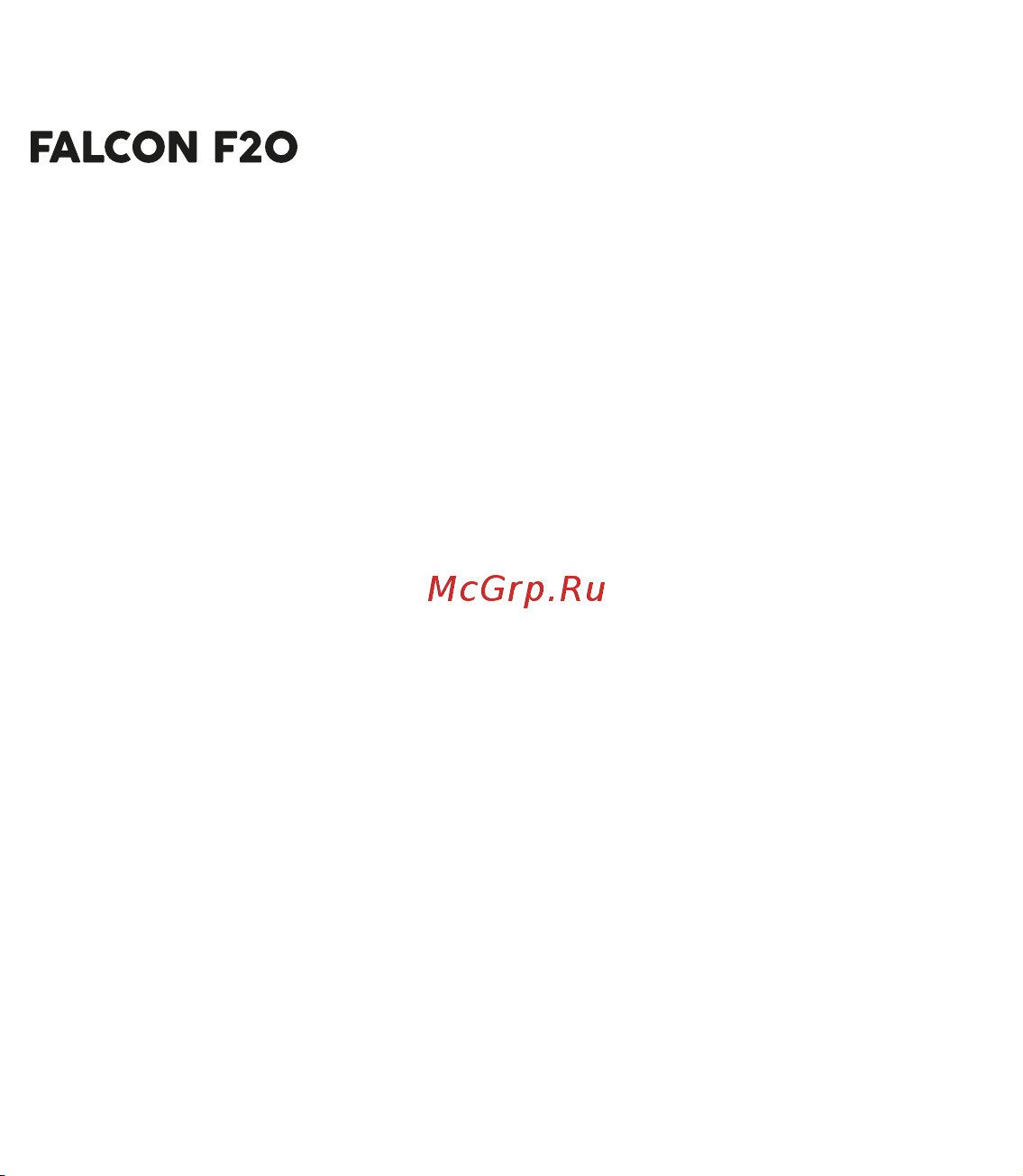 ЯРКИЙ ЛУЧ F20 Falcon [2/2] Userʼs manual