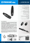 PROCAST cable XLR6/Female Руководство по эксплуатации