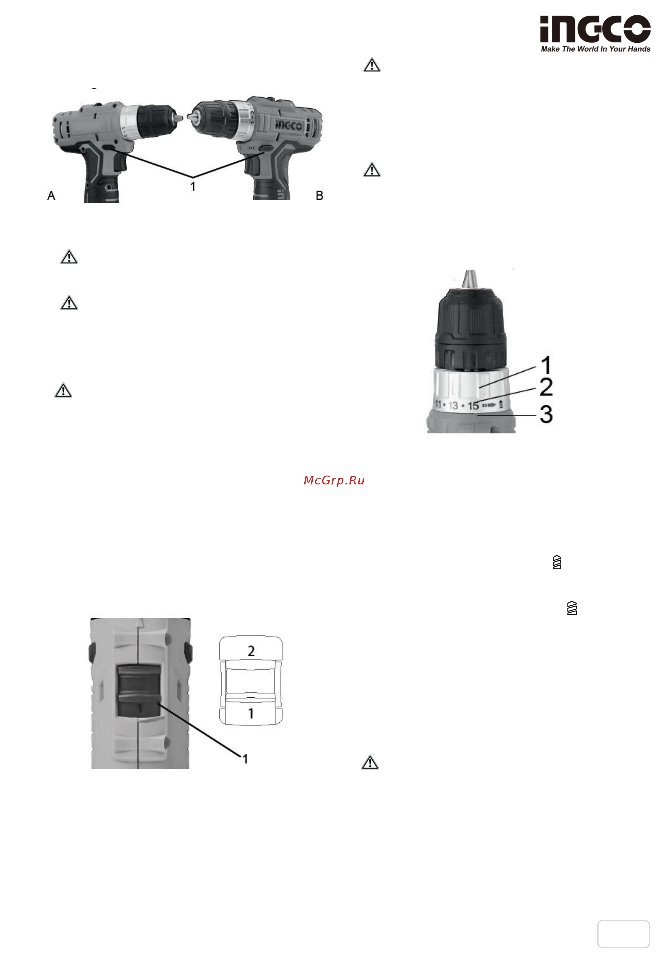 INGCO CDLI12325 [10/14] Использование