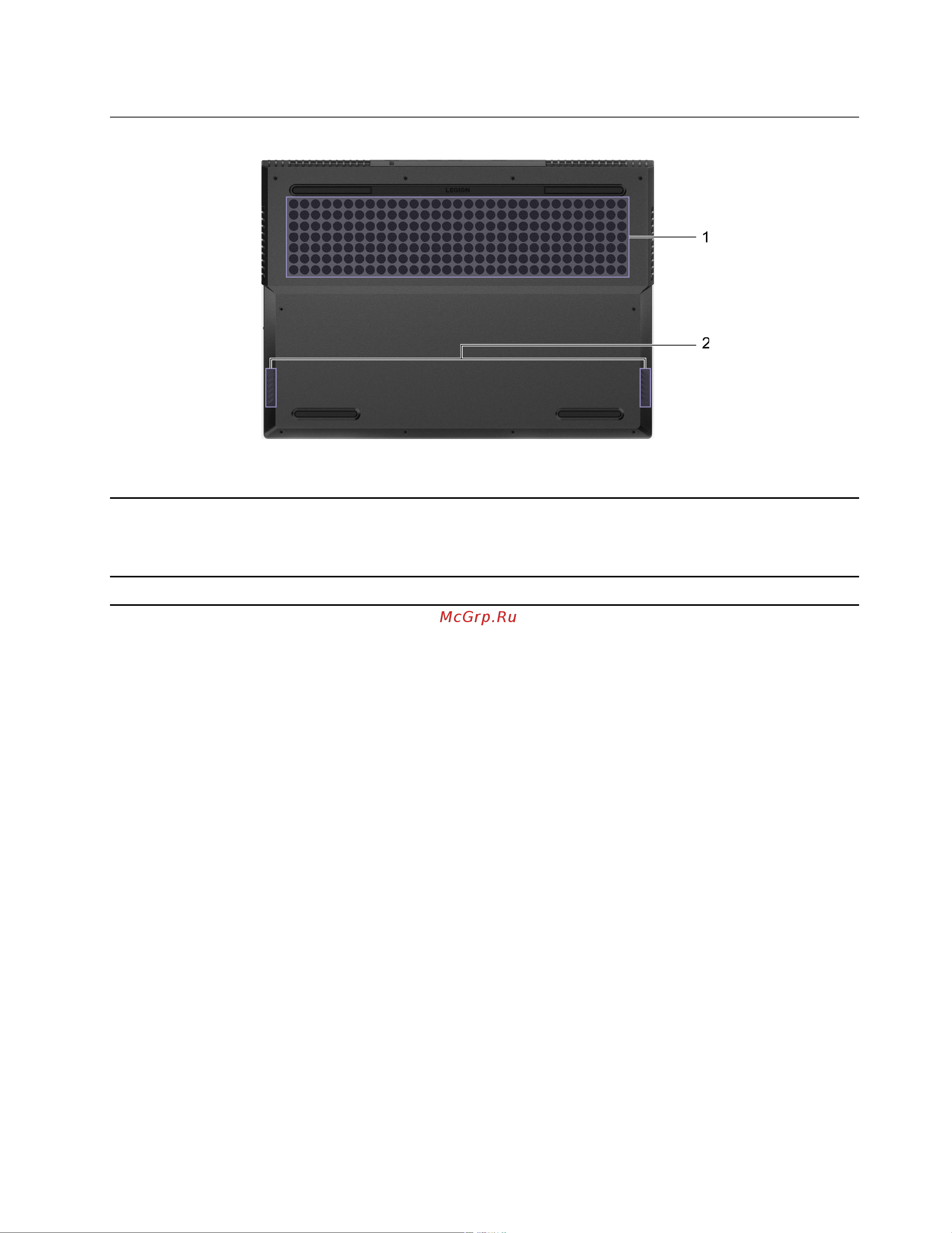 Lenovo Legion 5 15IMH6/82NL000CRK [15/50] Вид снизу