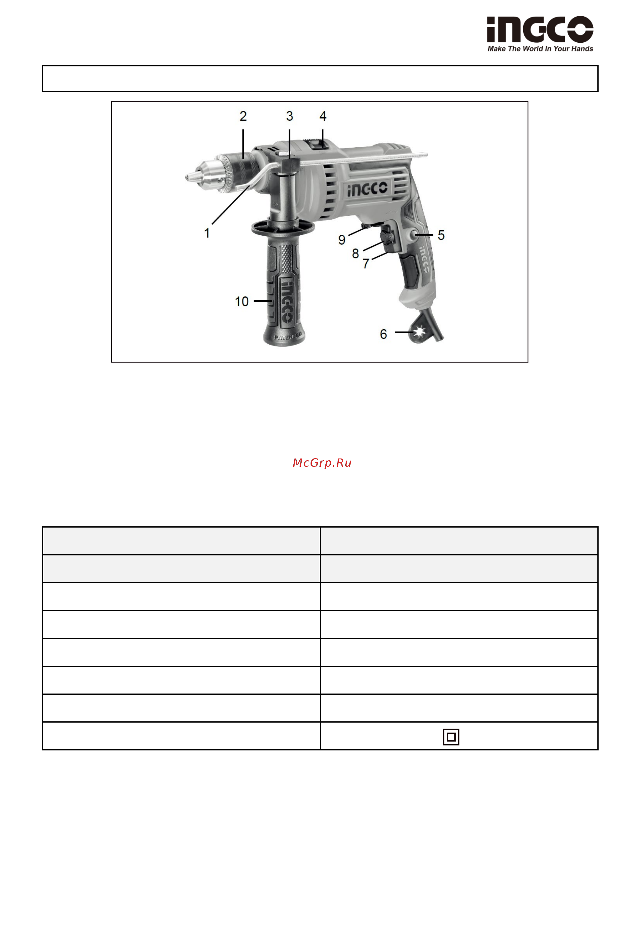 INGCO ID8108 [7/12] Описание