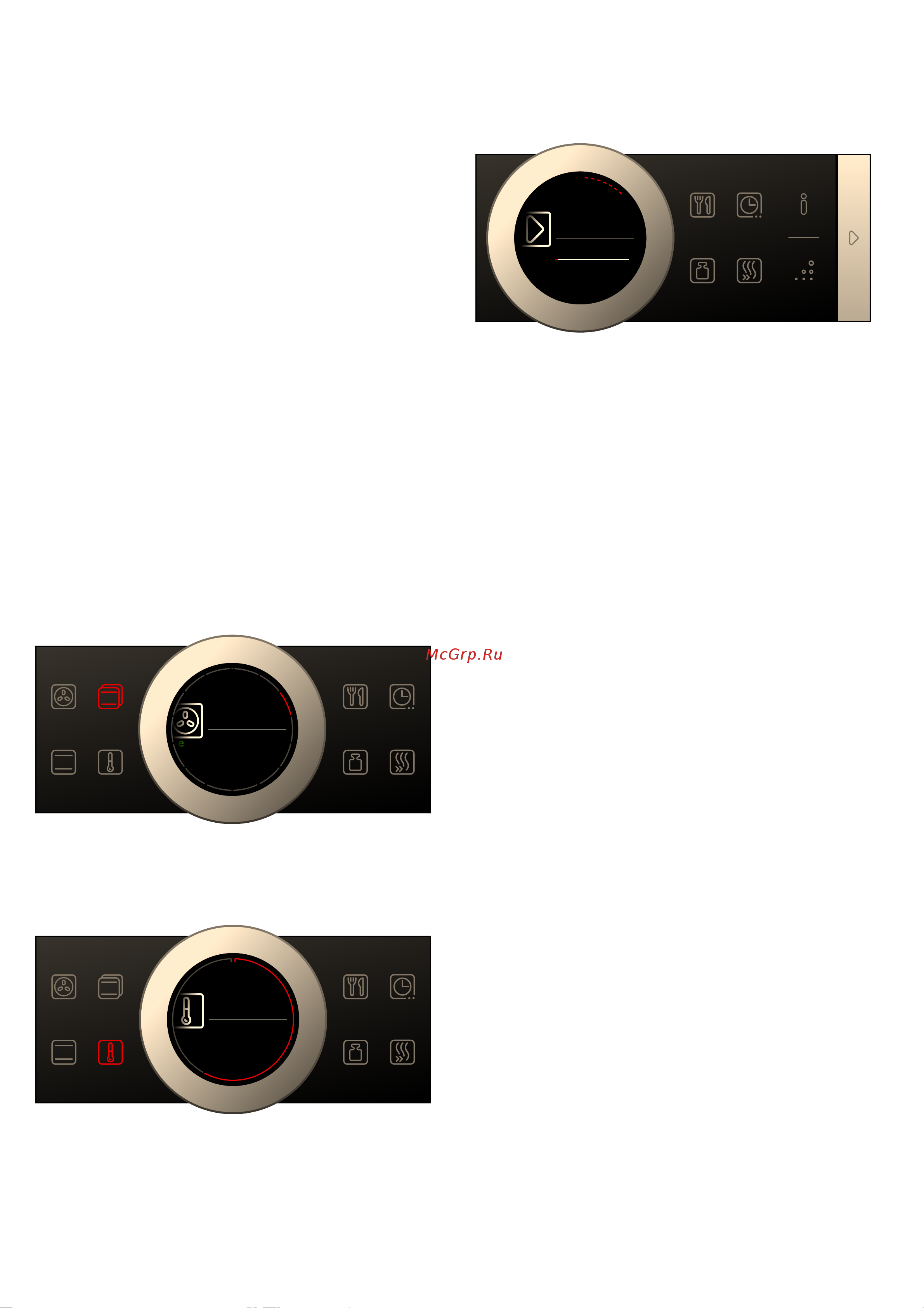 Bosch Serie 8 HBG 655BS1 [15/52] Установка вида нагрева и температуры