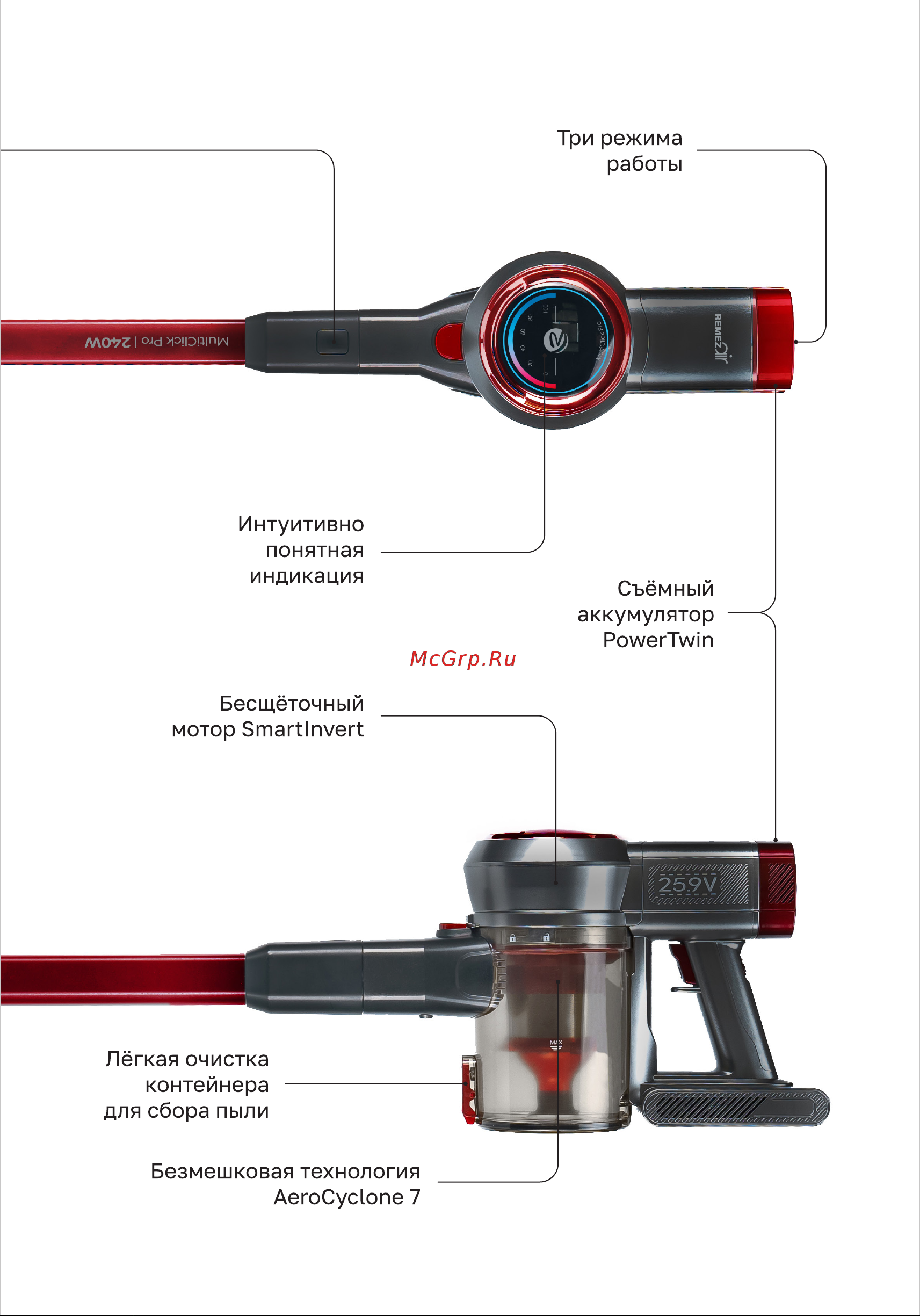 Remez RMVС-504 MultiClick Pro Aqua Руководство по эксплуатации онлайн [11/32] 792070