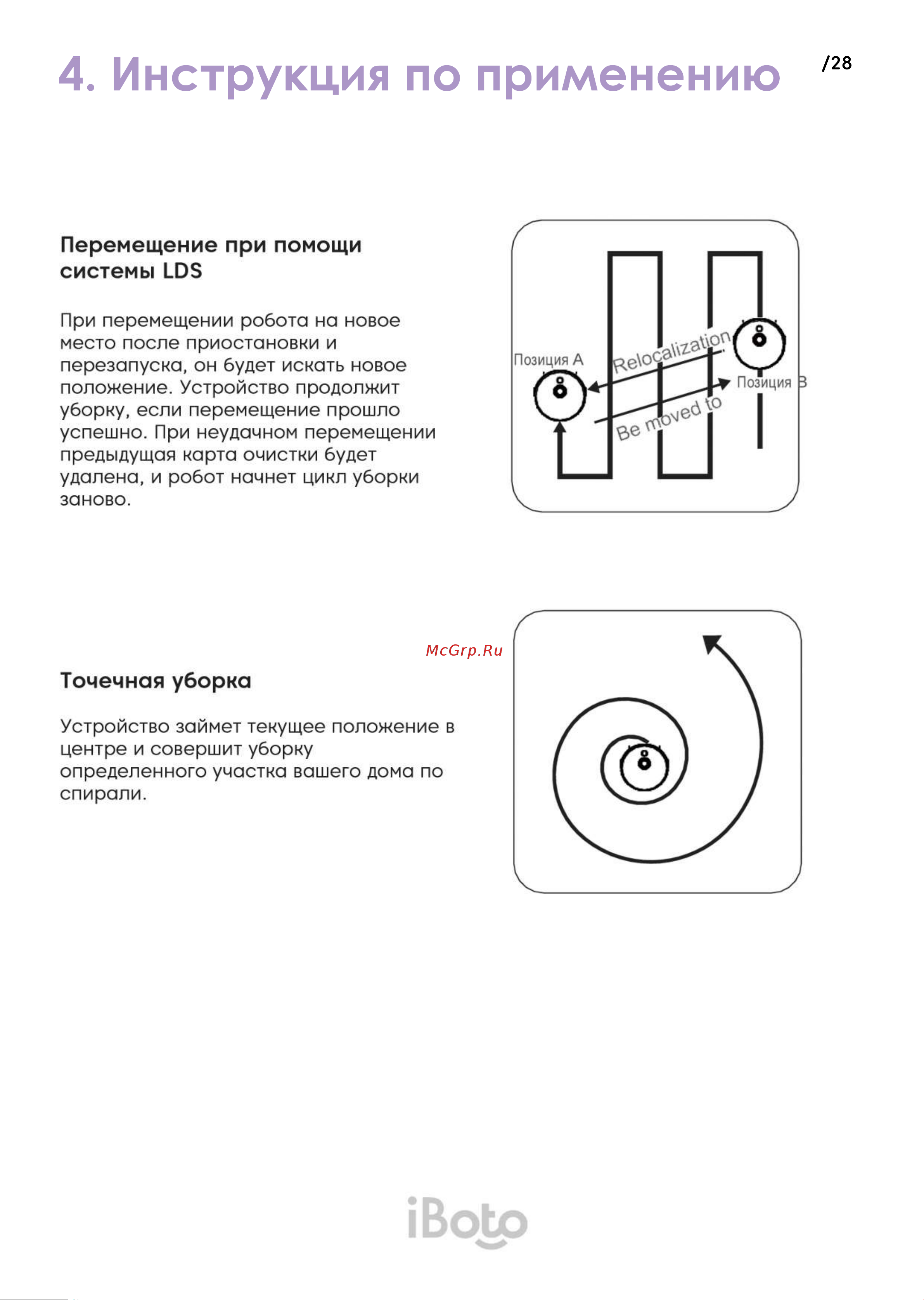 iBoto Smart L925 Aqua белый [28/44] Инструкция по применению
