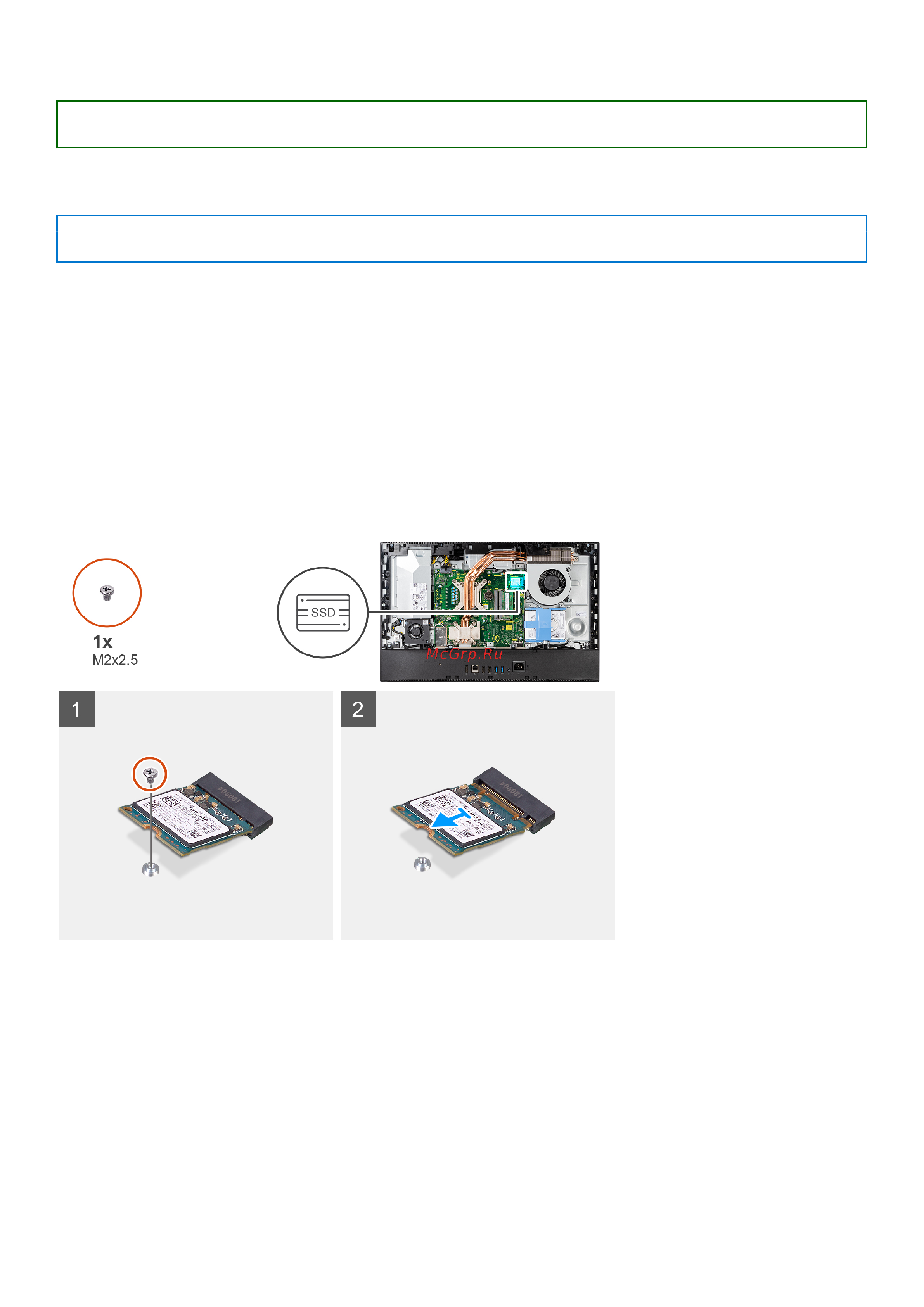 Dell Optiplex 5490-3398 [33/115] Извлечение твердотельного накопителя м 2230