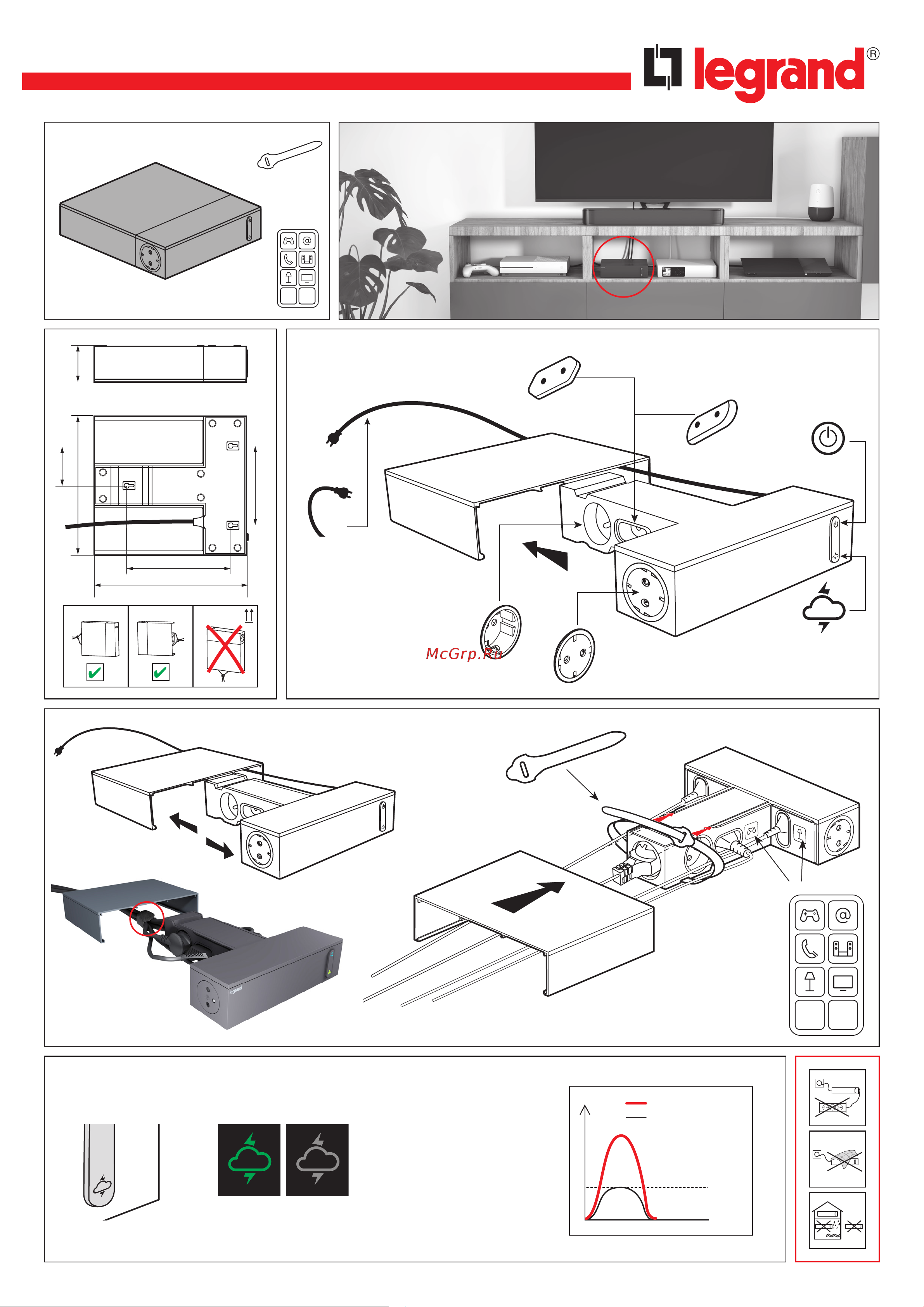 Legrand 694515 Руководство по эксплуатации онлайн