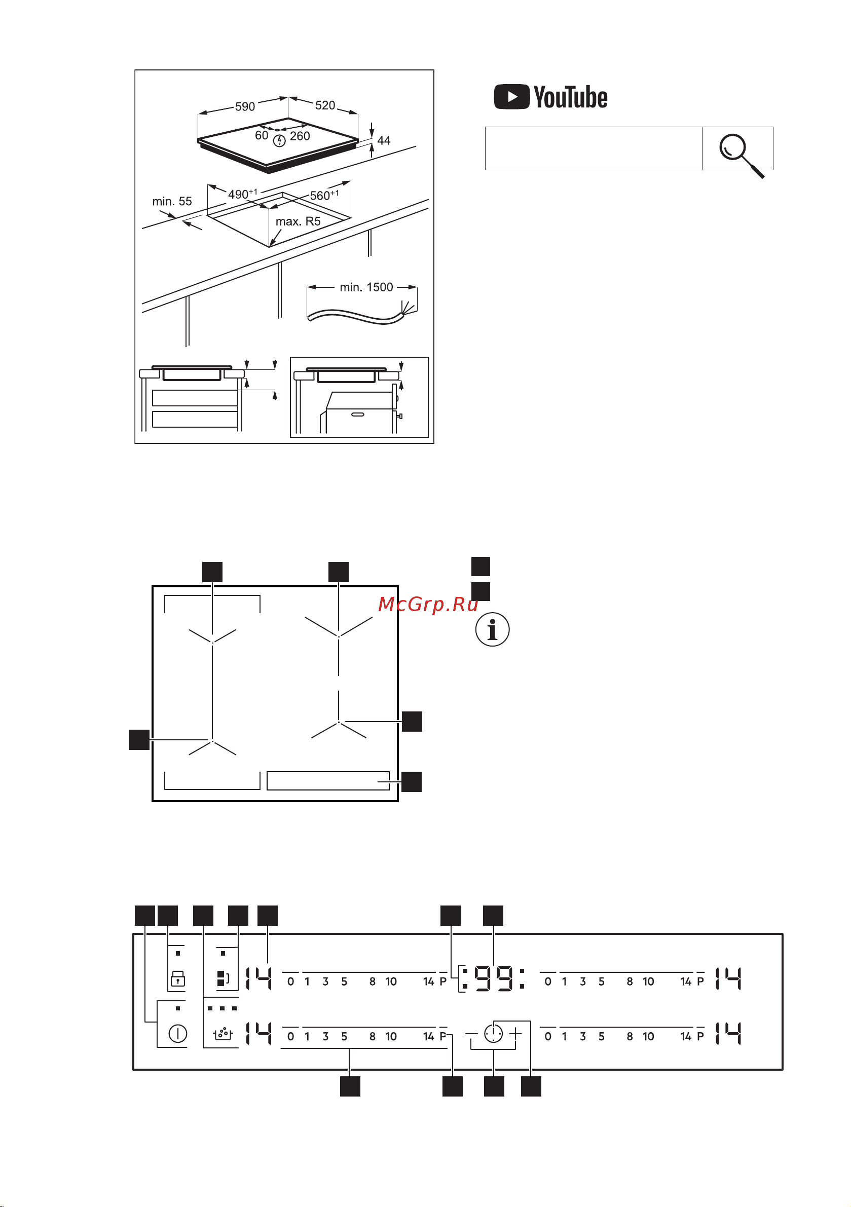 Electrolux Serie|600 EIV 634 [10/52] Панель управления