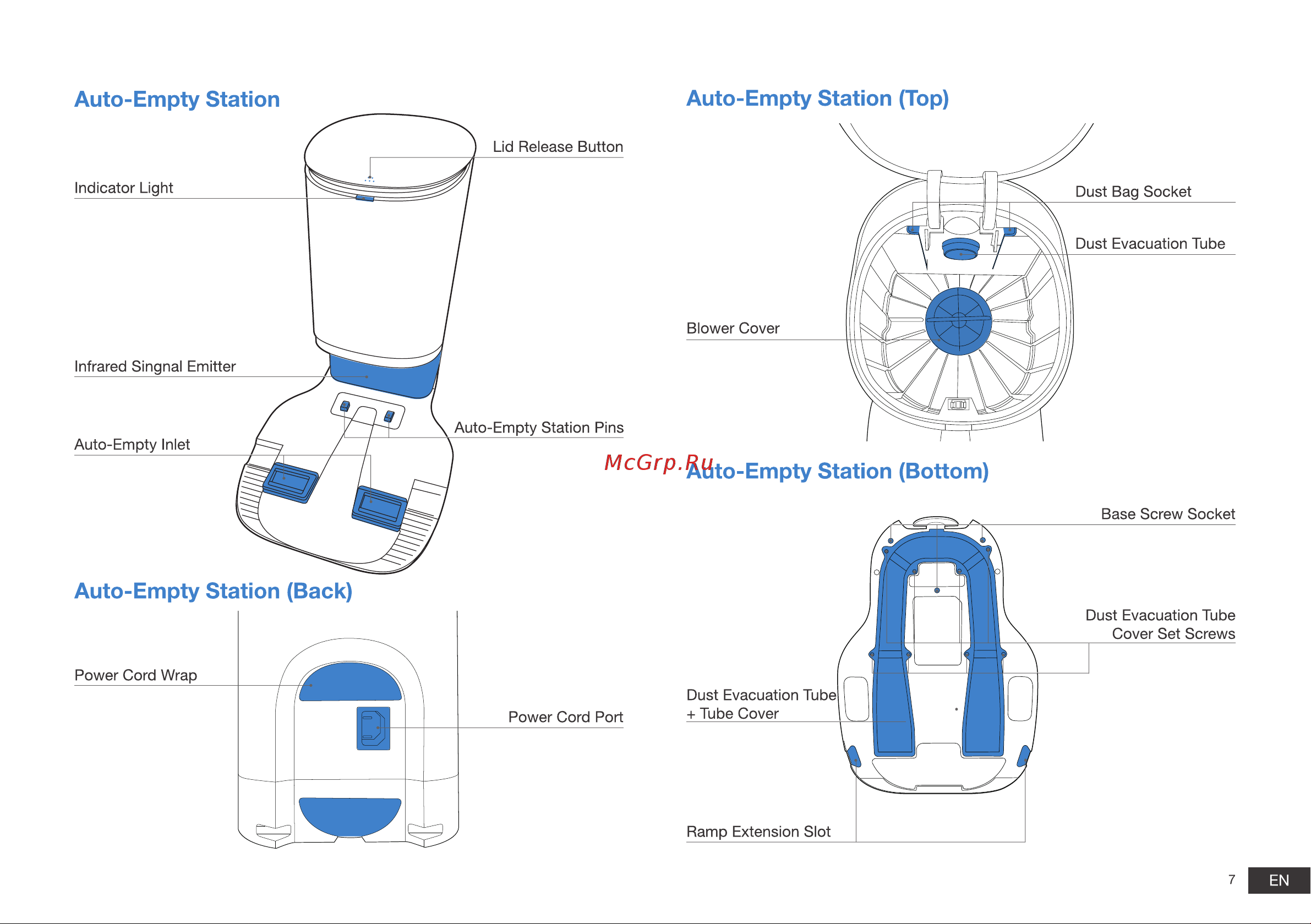 ECOVACS DEEBOT N8+ белый Руководство по эксплуатации онлайн [8/201] 792400