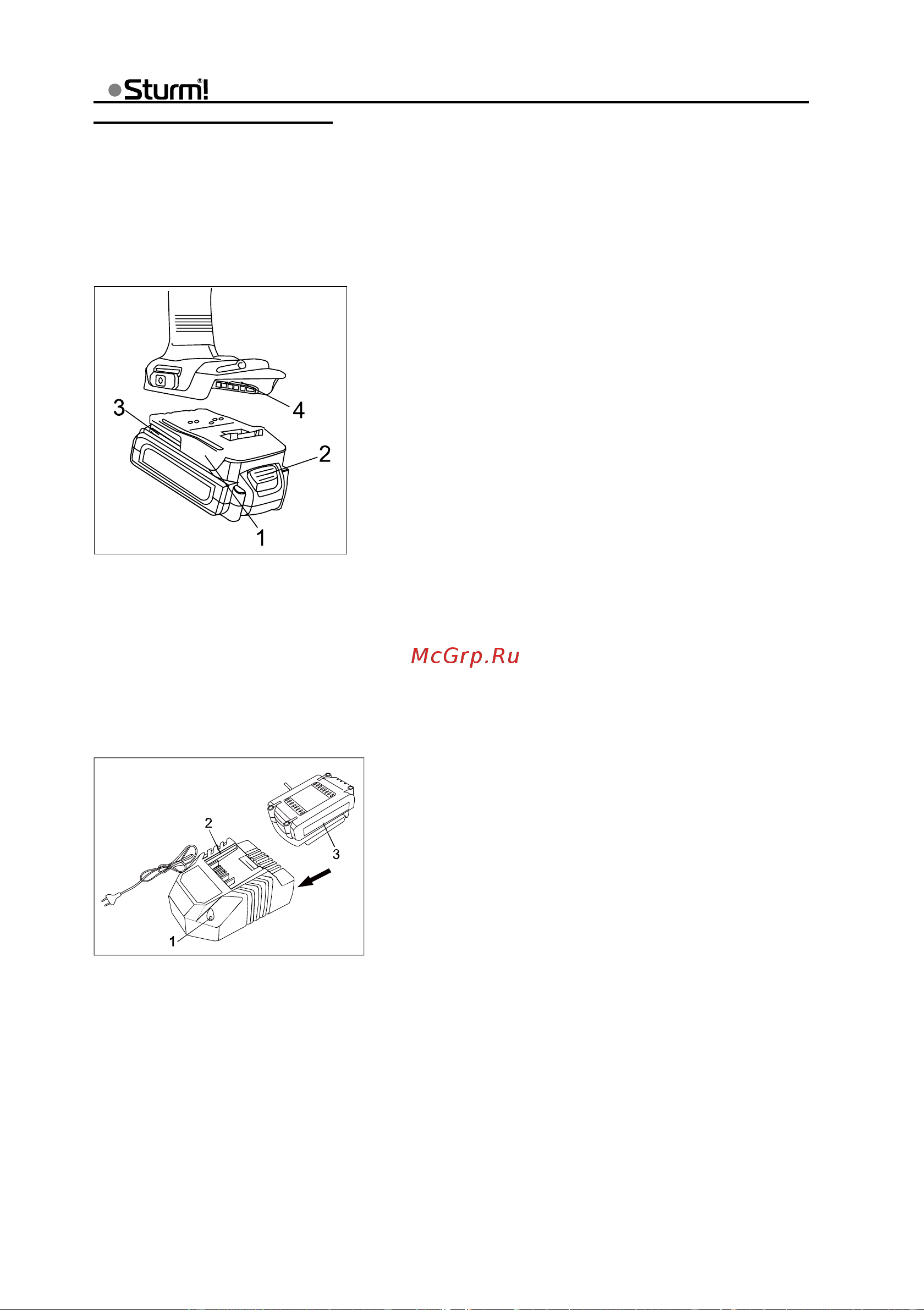 Sturm CD3220L [10/18] Работа с электроинструментом