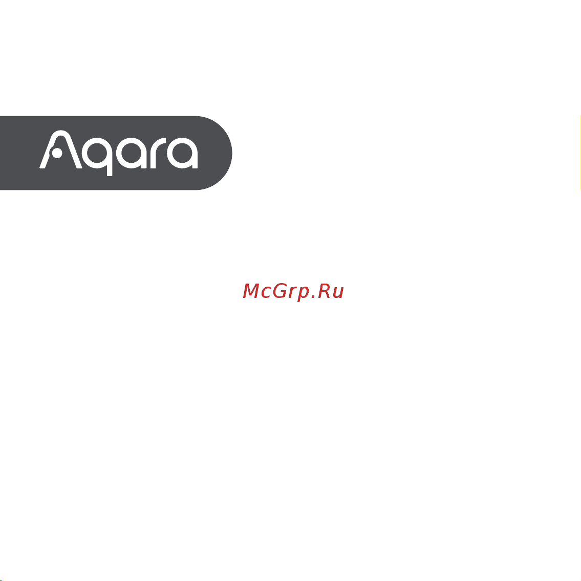 Aqara JY-GZ-03AQ Руководство по эксплуатации онлайн