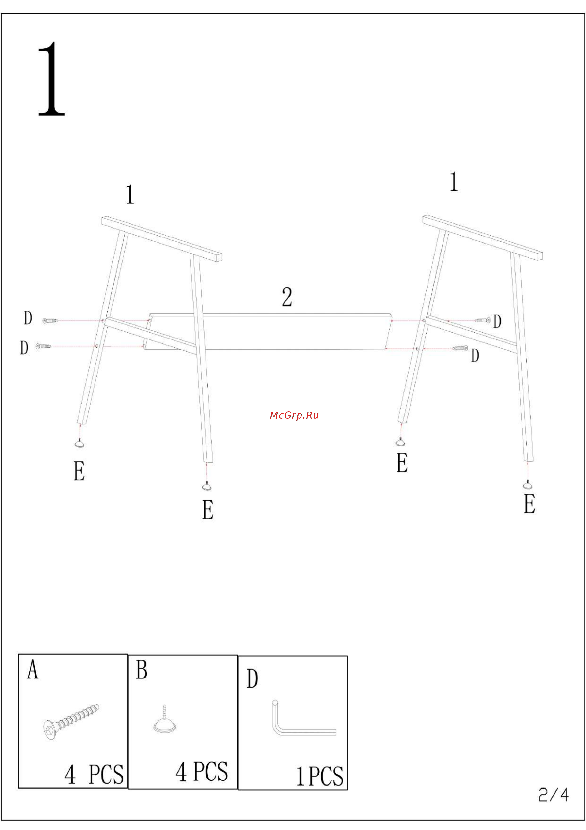 Tetchair GD-04 black Руководство по эксплуатации онлайн [3/4] 792509
