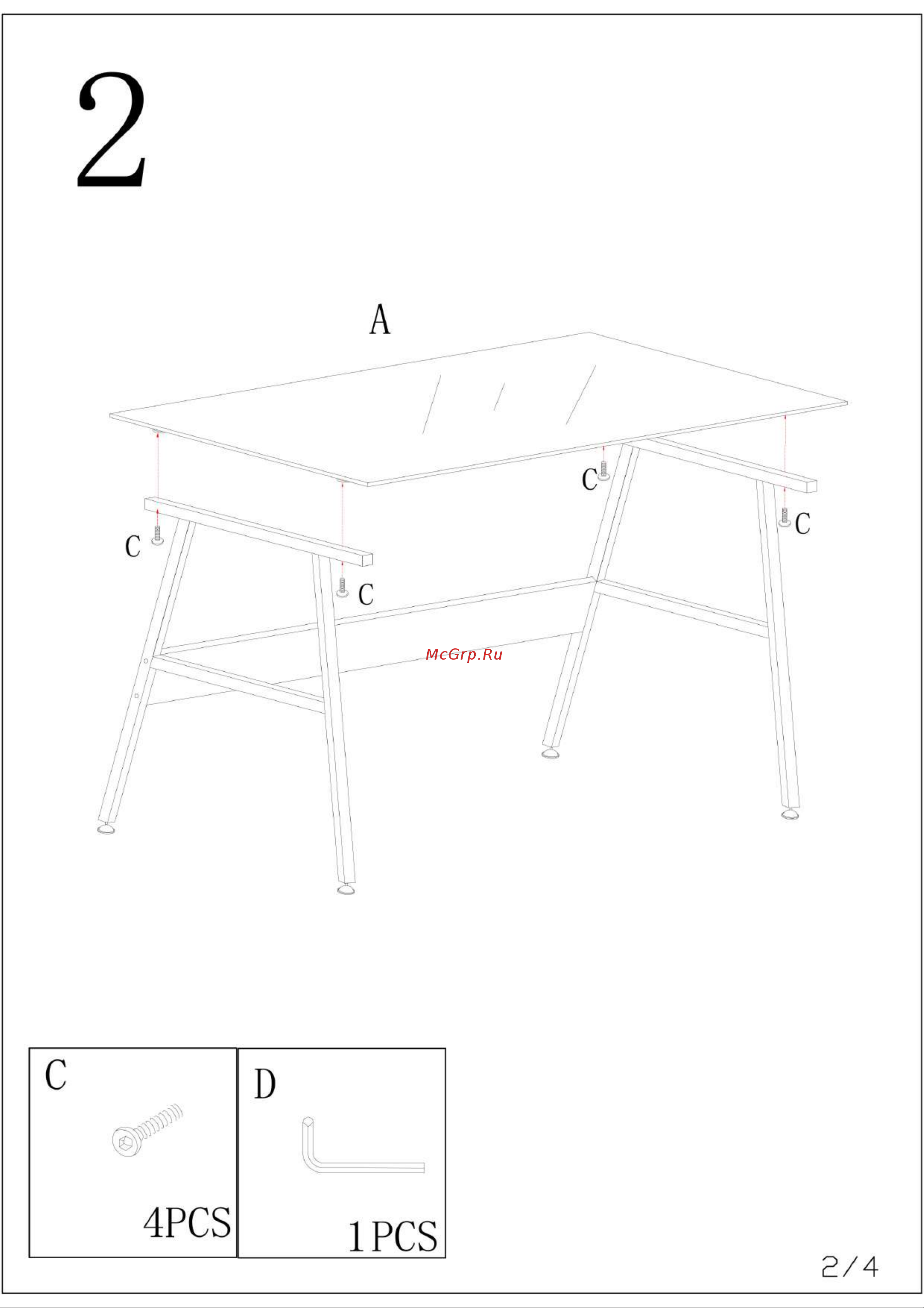 Tetchair GD-04 black Руководство по эксплуатации онлайн [4/4] 792509