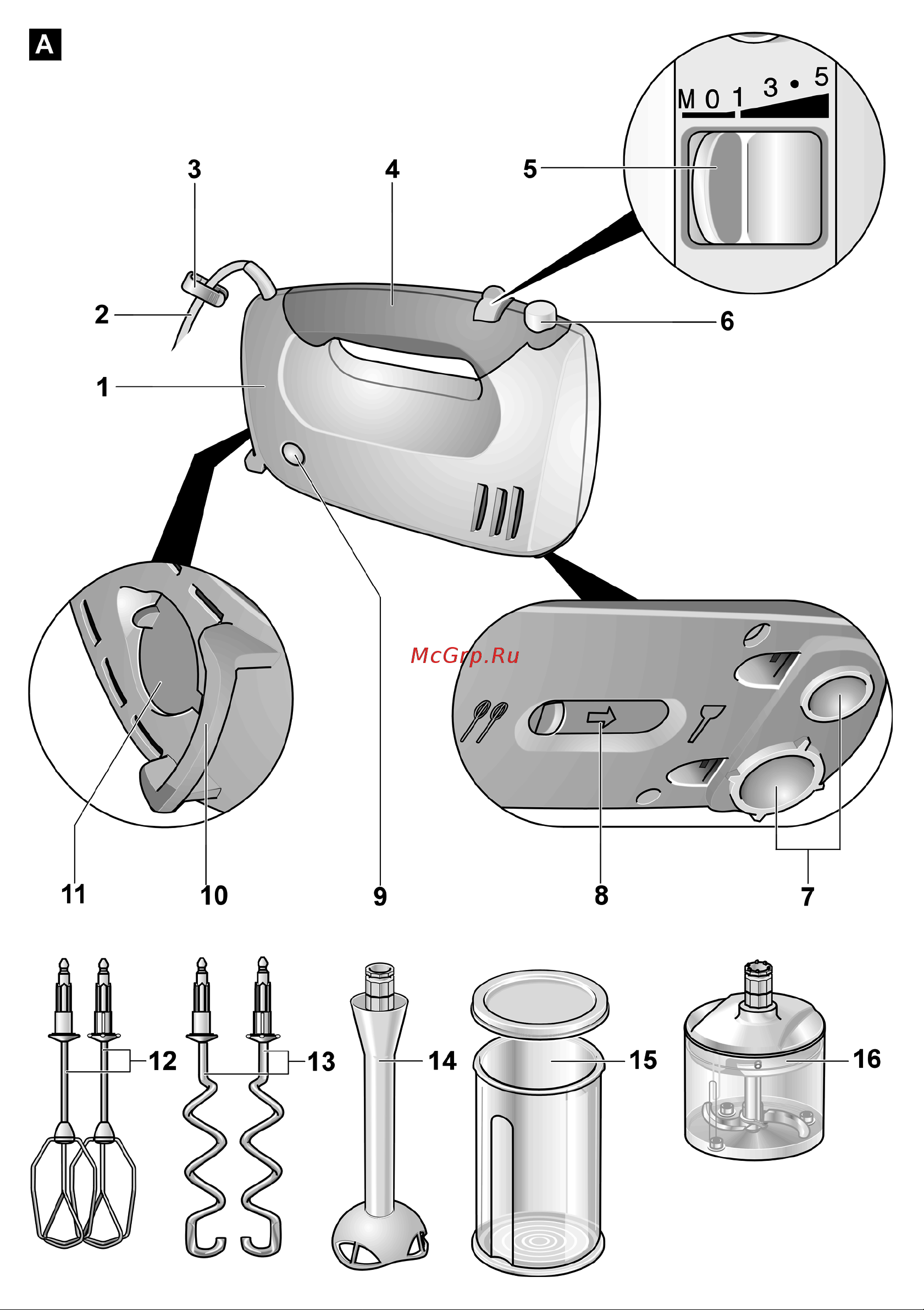 Bosch ErgoMixx MFQ36480 Руководство по эксплуатации онлайн [20/23] 792561