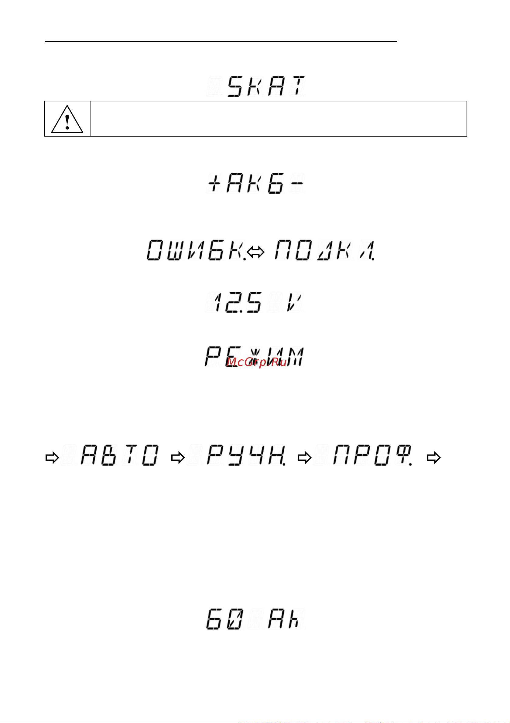 Skat 12А 249 [10/16] Режим авто