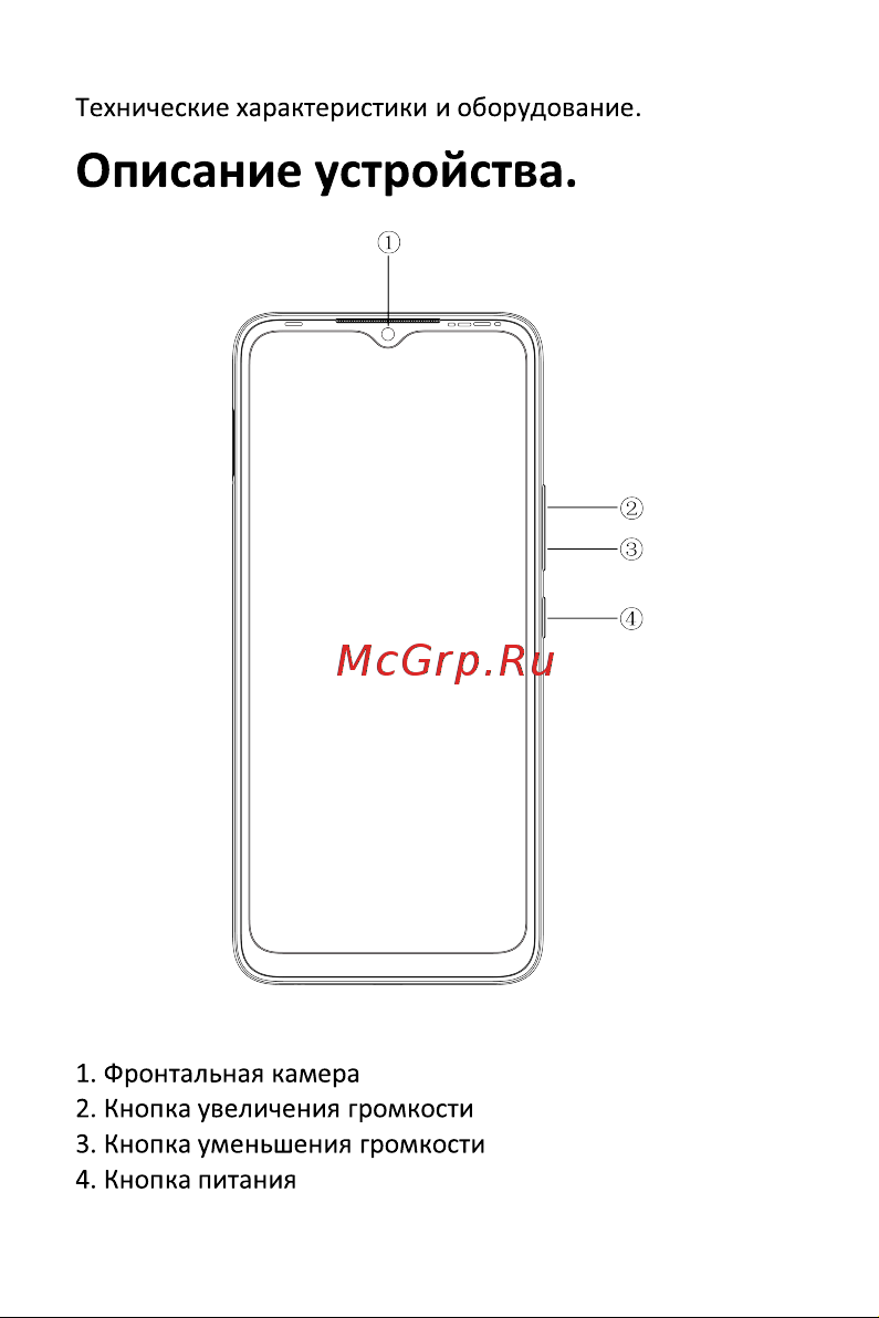 Infinix Hot 20i (X665E) 4/128Gb Green Руководство по эксплуатации онлайн [4/11] 792687