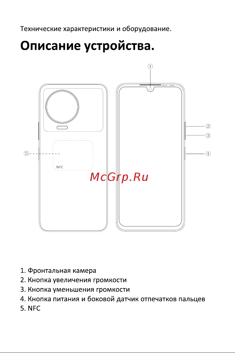 Infinix Note 12 2023 (X676C) 8/128Gb White Руководство по эксплуатации онлайн [4/11] 792684