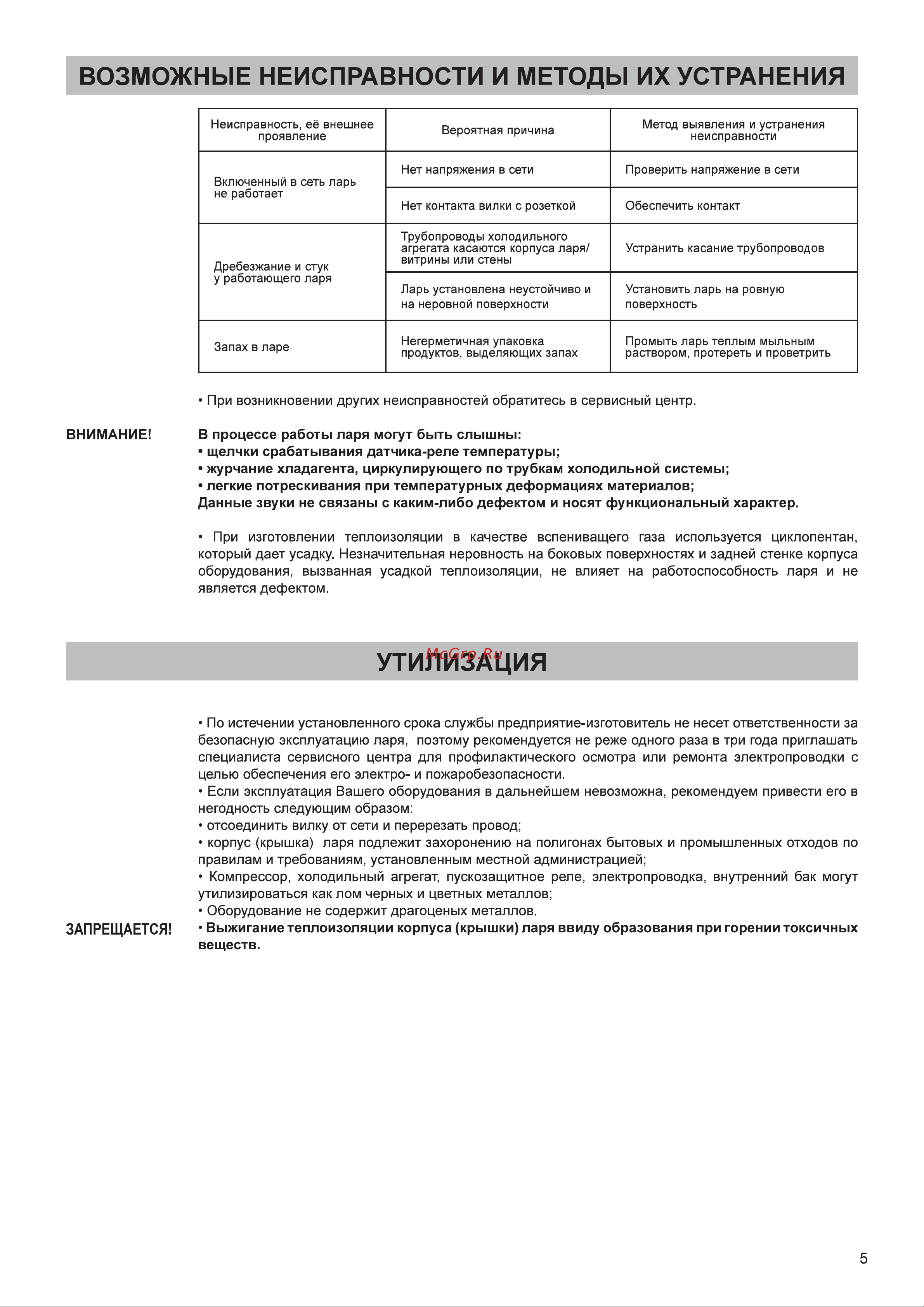 Бирюса Б-170KX Руководство по эксплуатации онлайн [6/13] 792707
