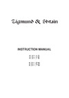 Zigmund & Shtain K 011.5 W Руководство по эксплуатации