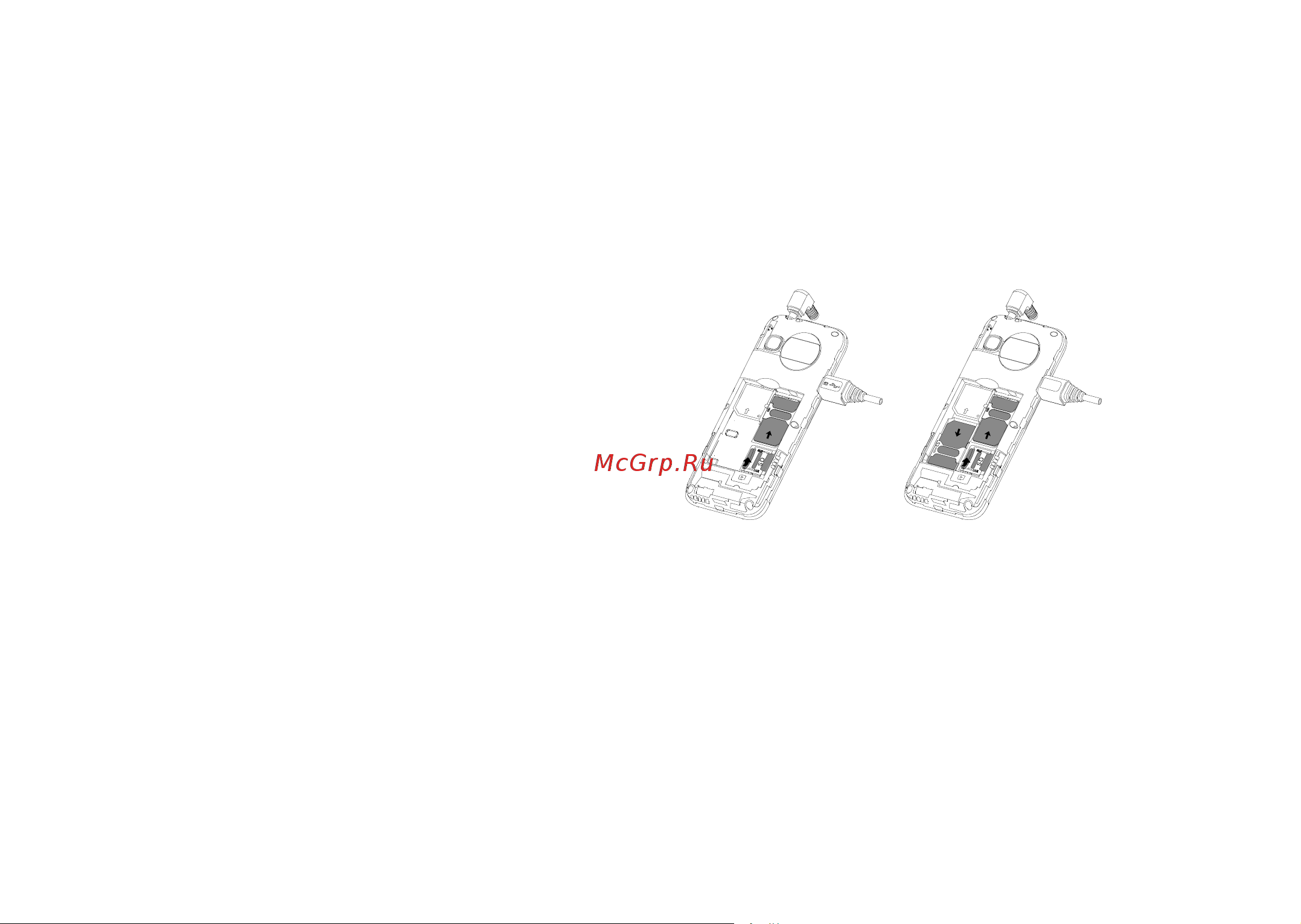 Alcatel 1068D White [12/28] Перед началом работы