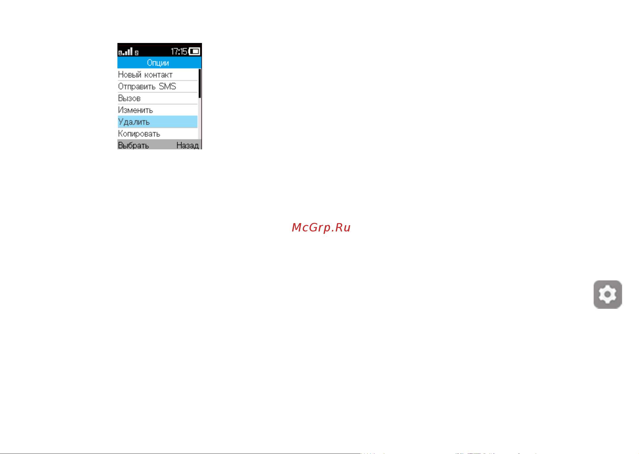 Alcatel 1068D White [22/28] Настройки