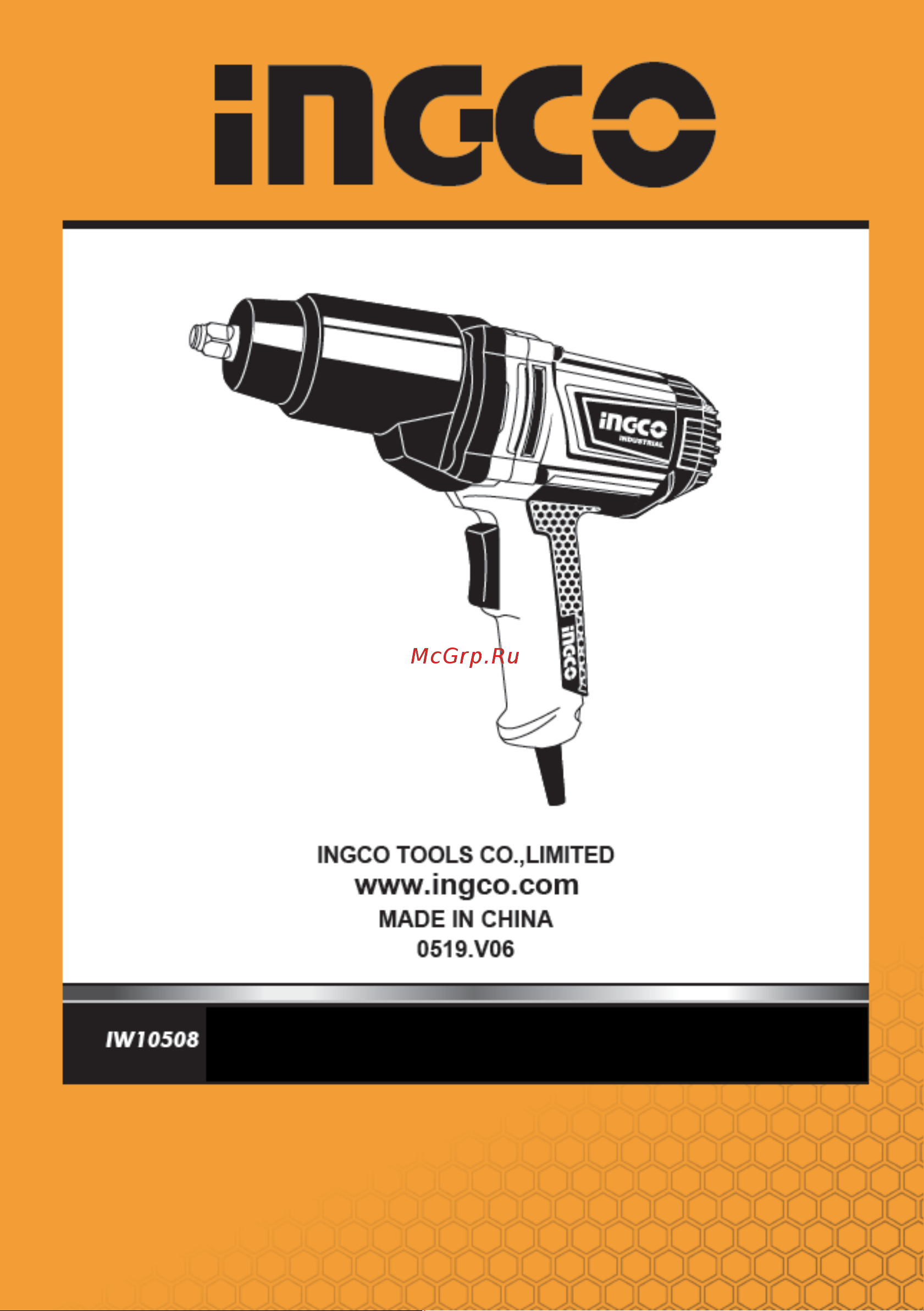 INGCO IW10508 Руководство по эксплуатации онлайн [9/9] 792871