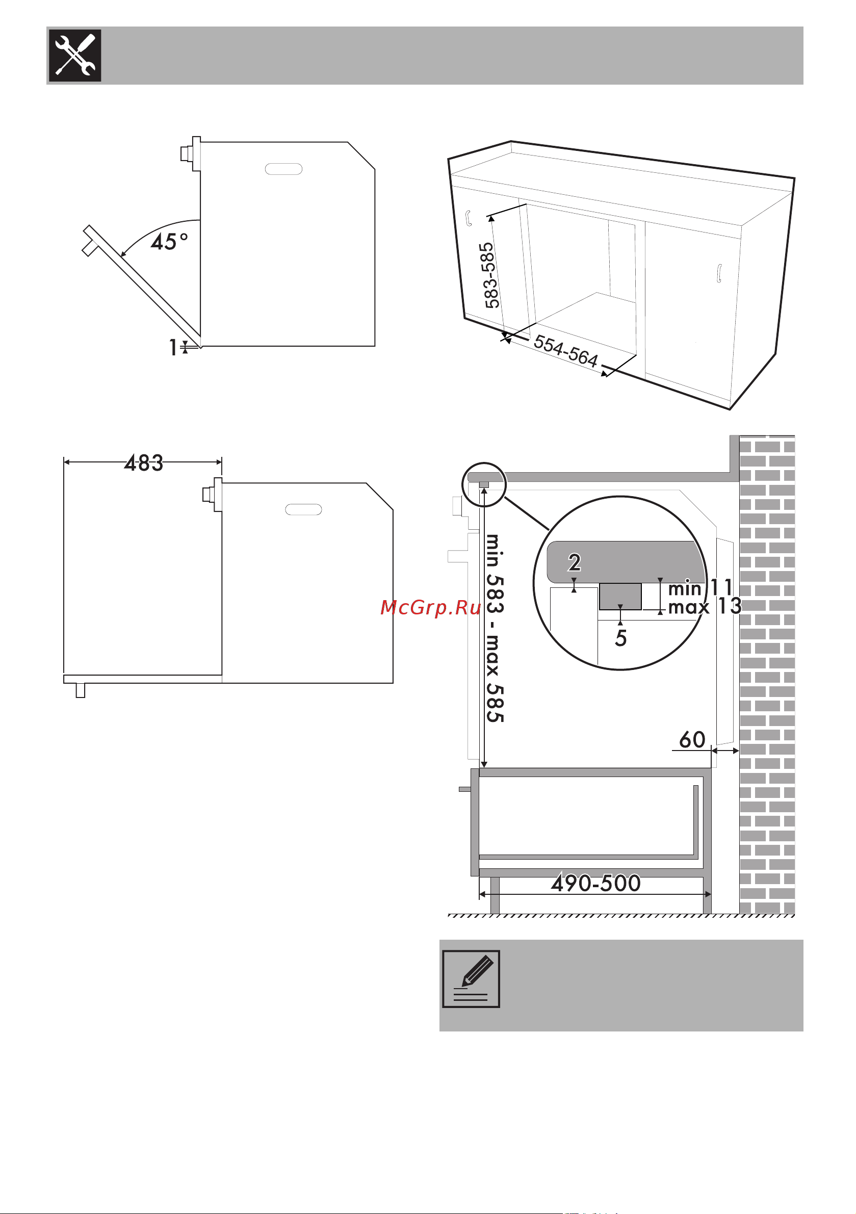 Smeg SF6300TVX [36/38] Установка