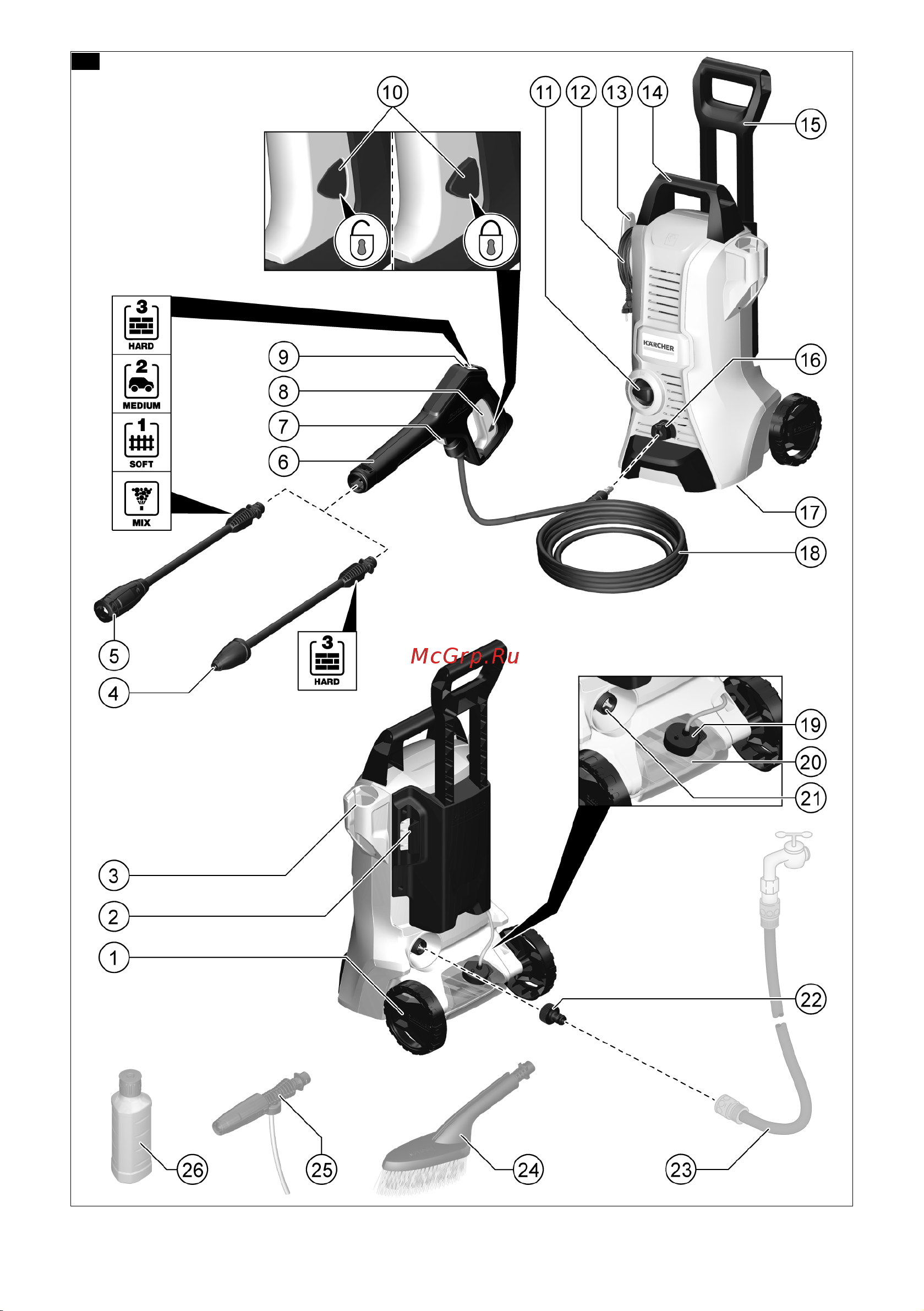 Karcher K3 Power Control Руководство по эксплуатации онлайн [2/134] 793058