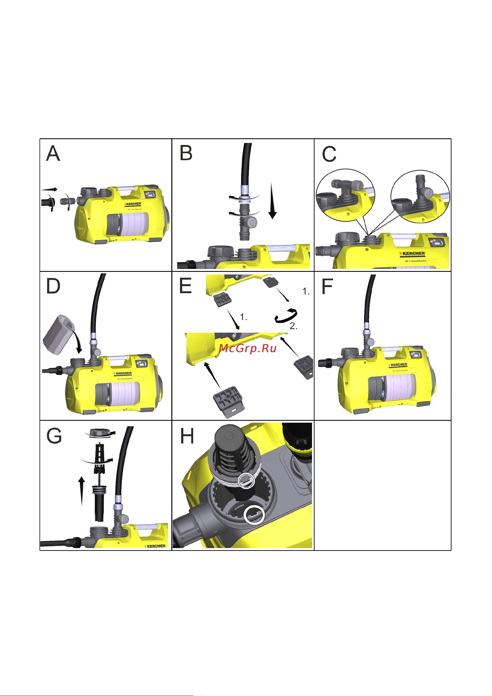 Karcher BP 7 HOME & GARDEN Руководство по эксплуатации онлайн [3/84] 793070