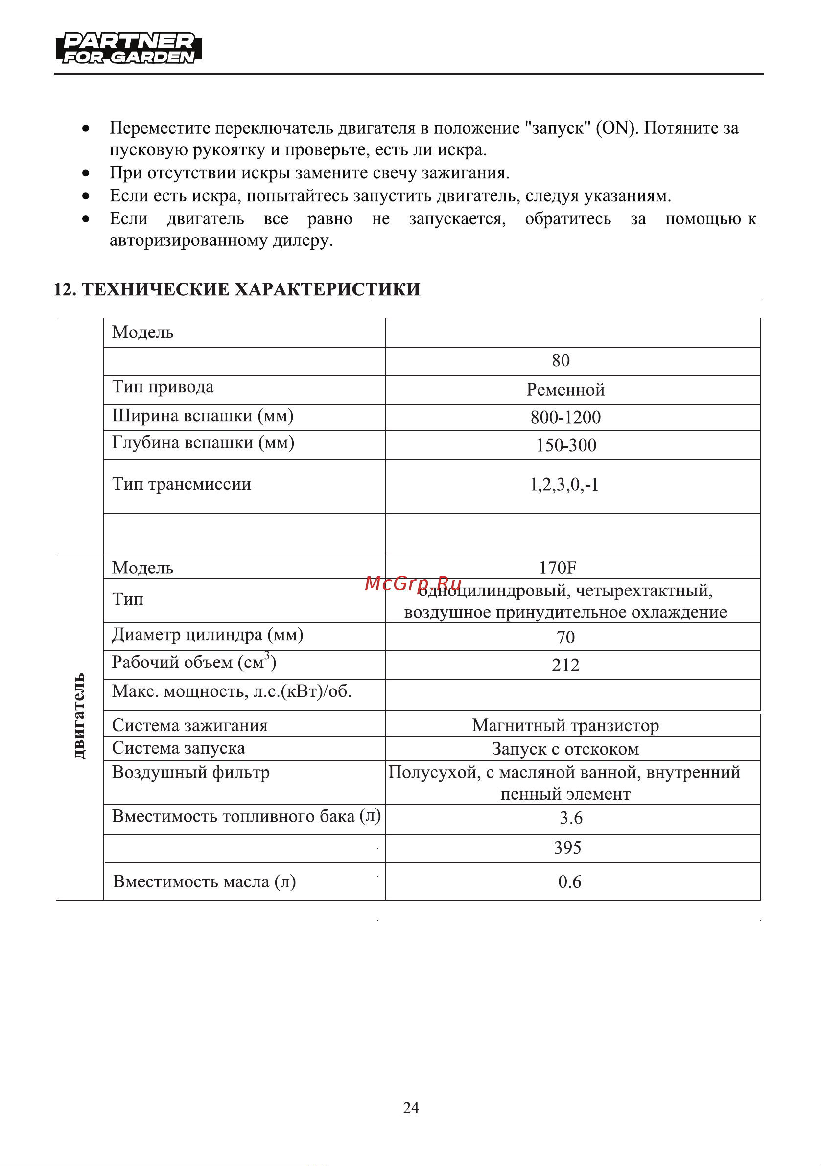Partner for Garden EXPERT-70/3 [24/28] Expert 70 3