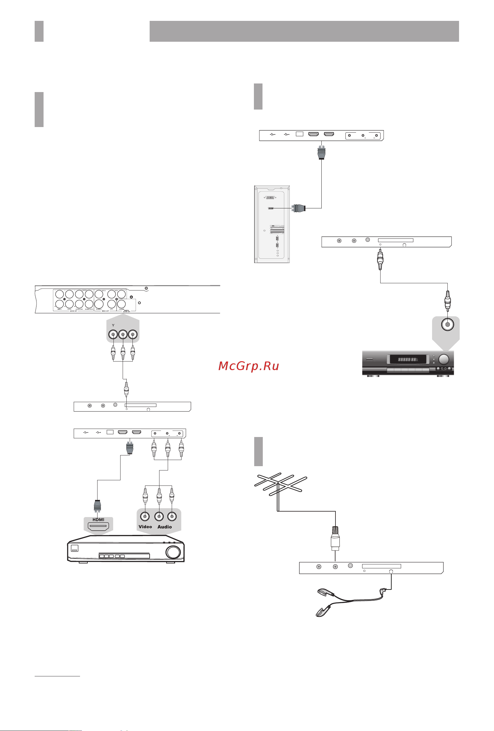 BBK 24LEX-7390/TS2C [5/8] Подключение